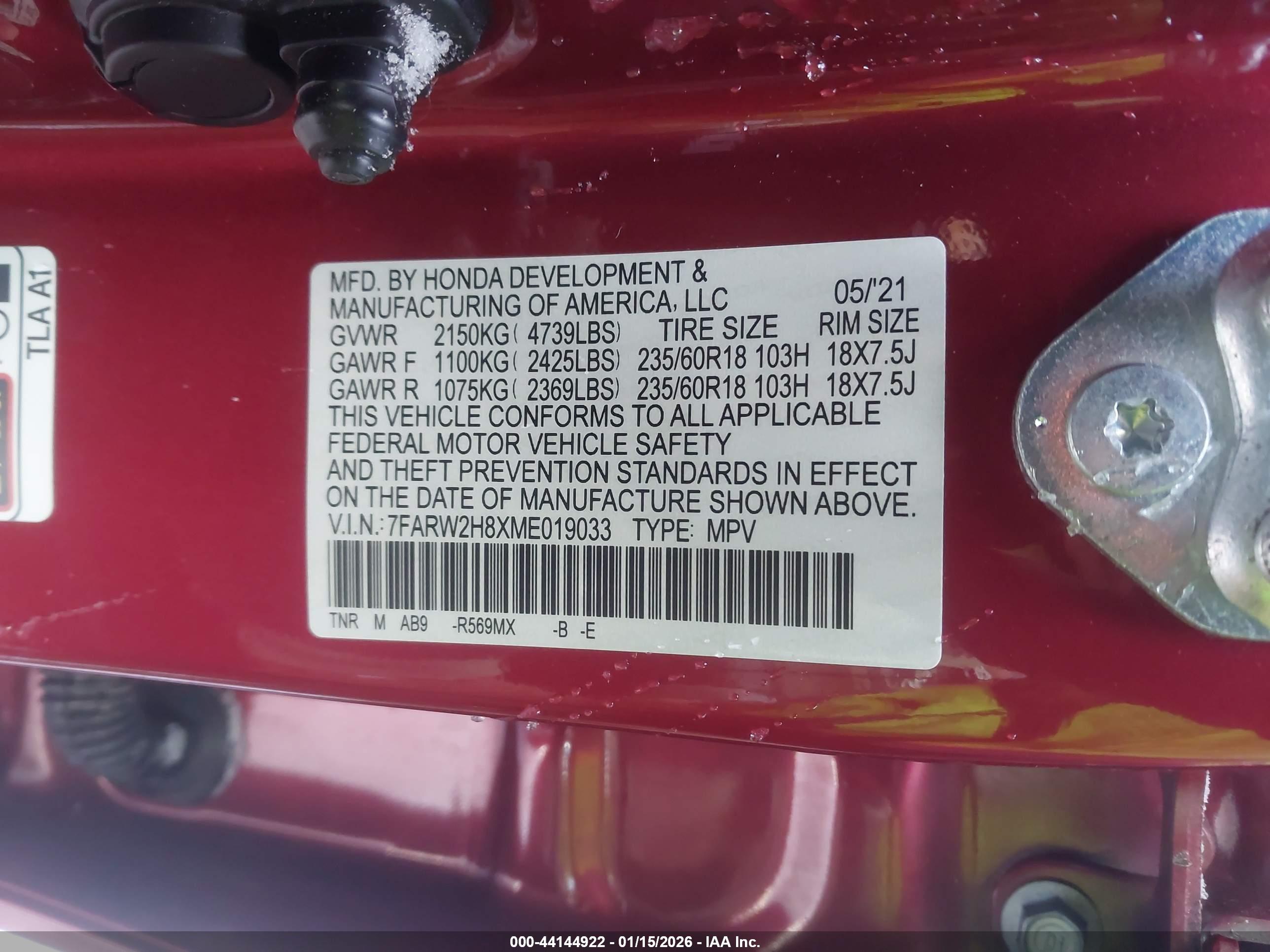 HONDA CR-V image 9