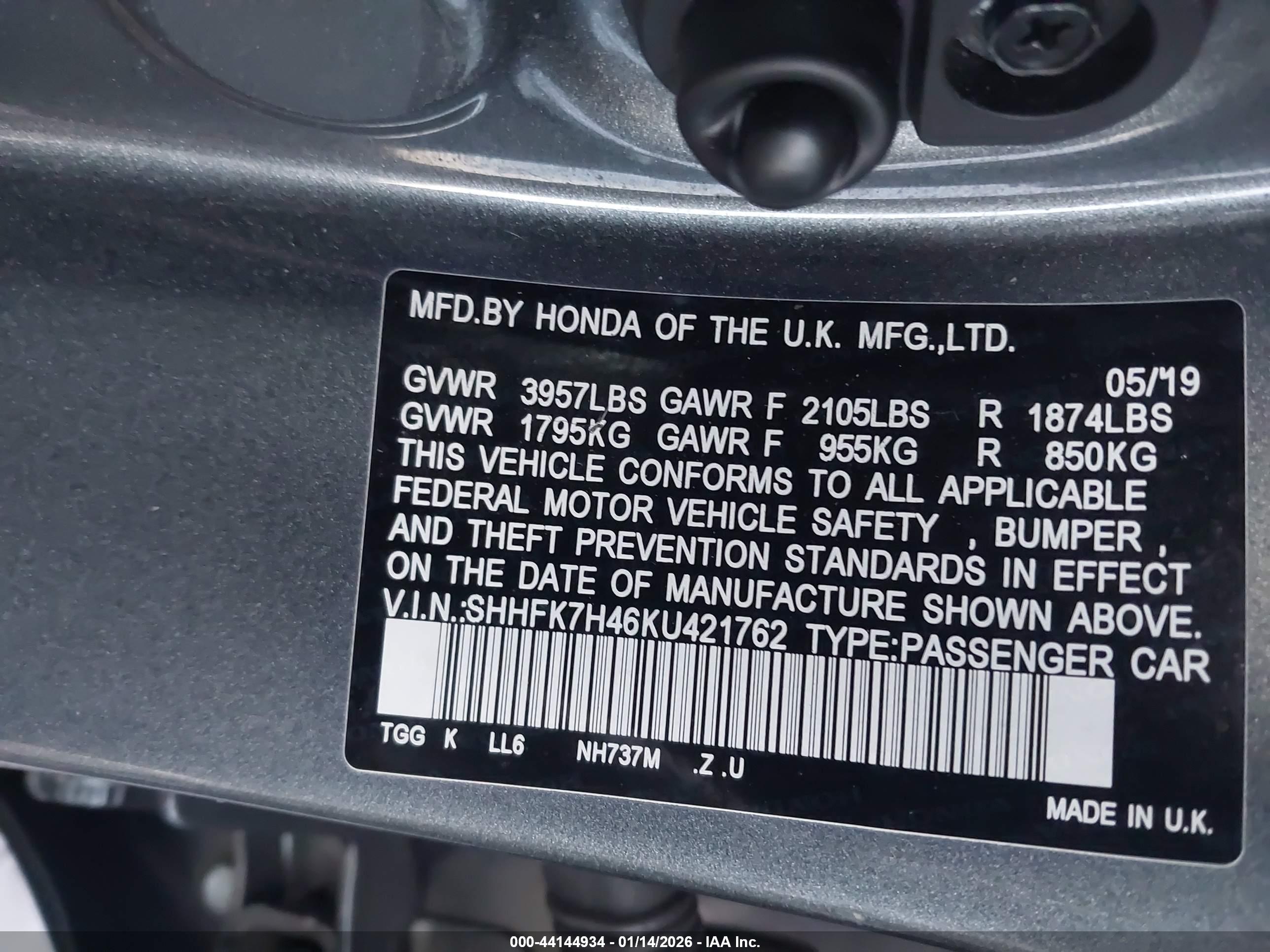 HONDA CIVIC image 9