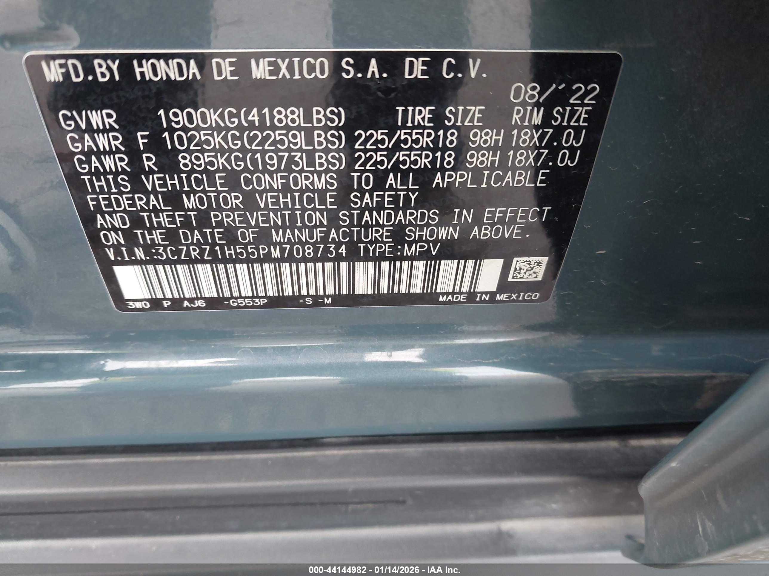 HONDA HR-V image 9