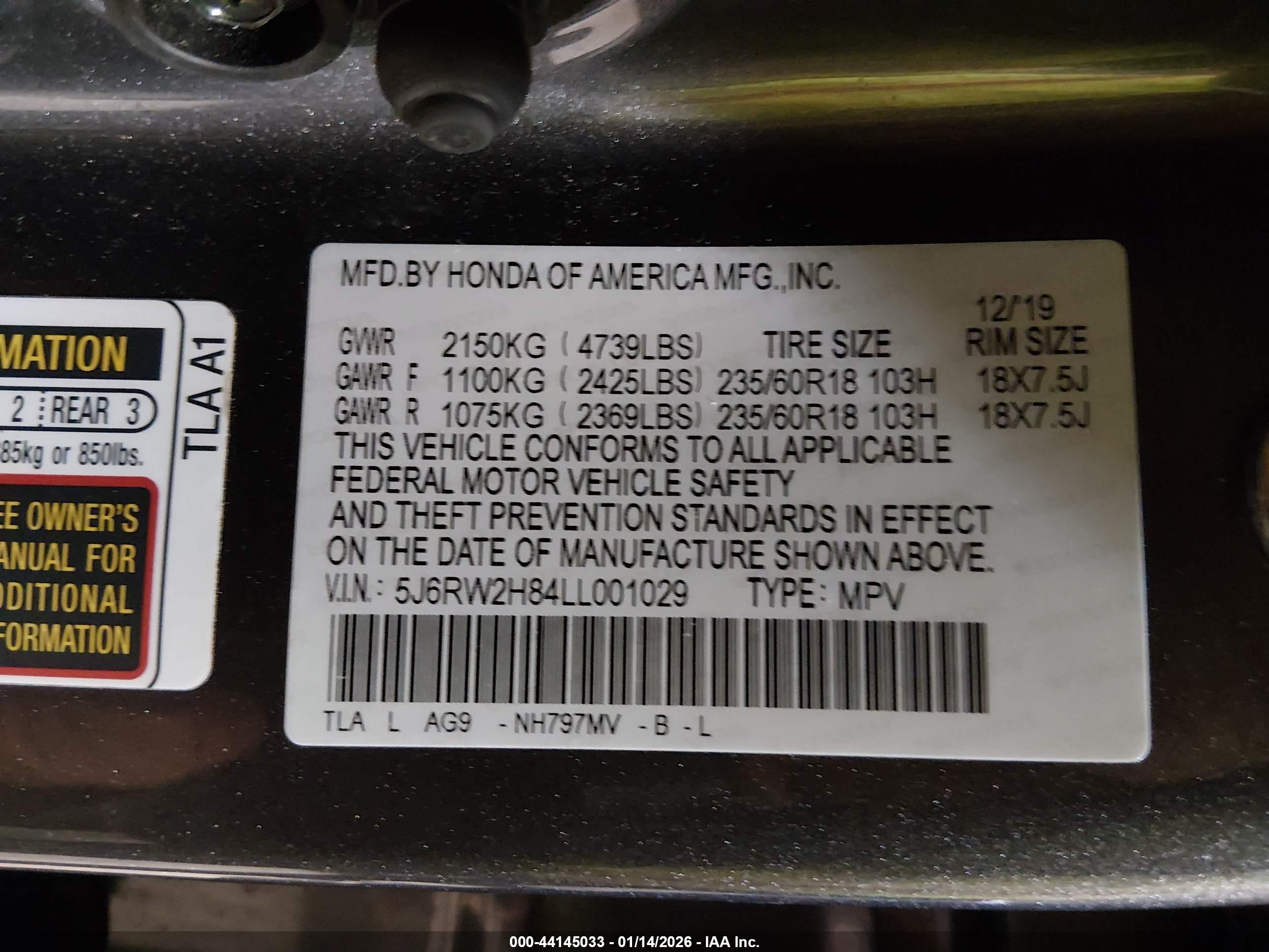 HONDA CR-V image 9