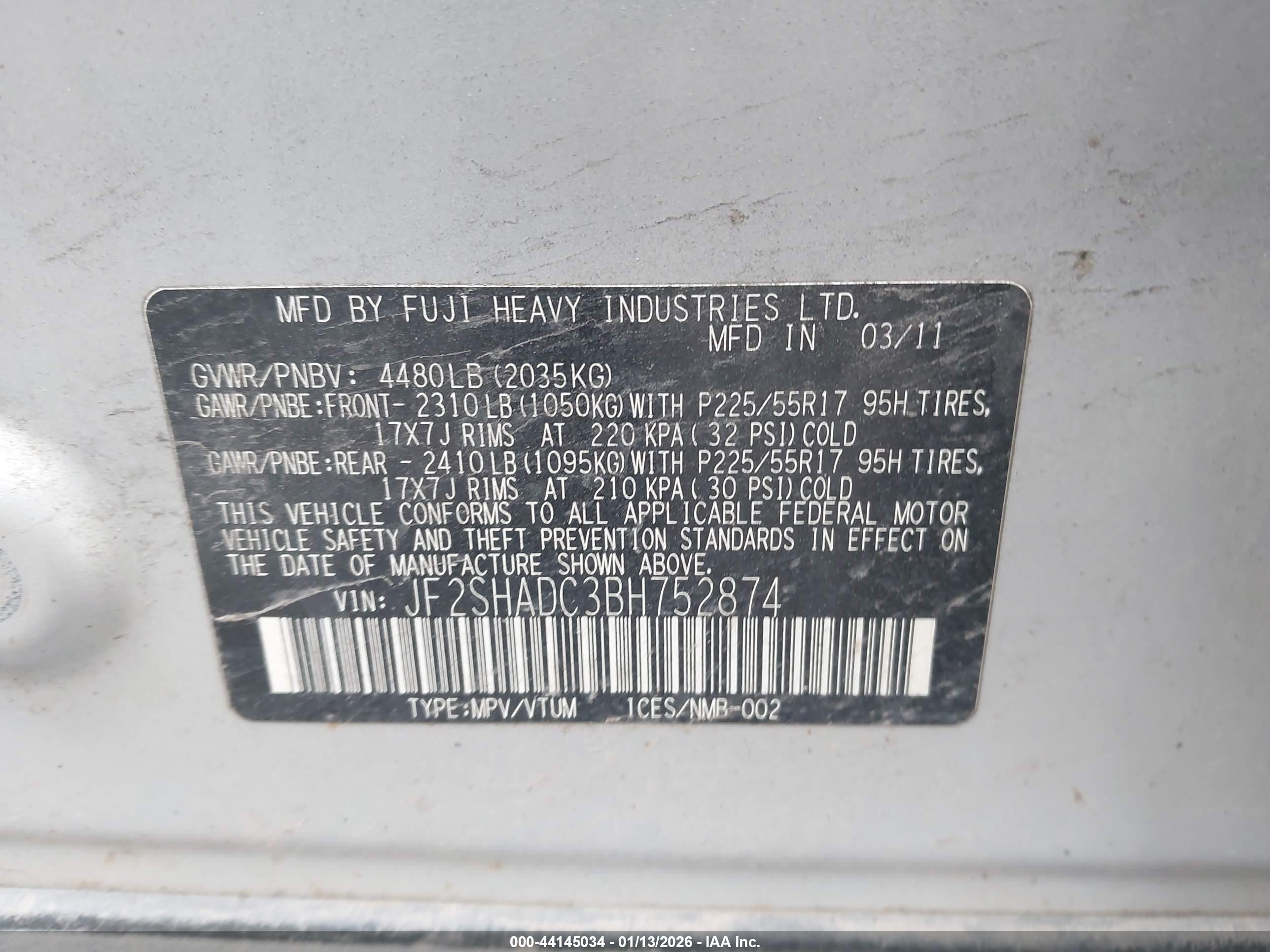 SUBARU FORESTER image 9