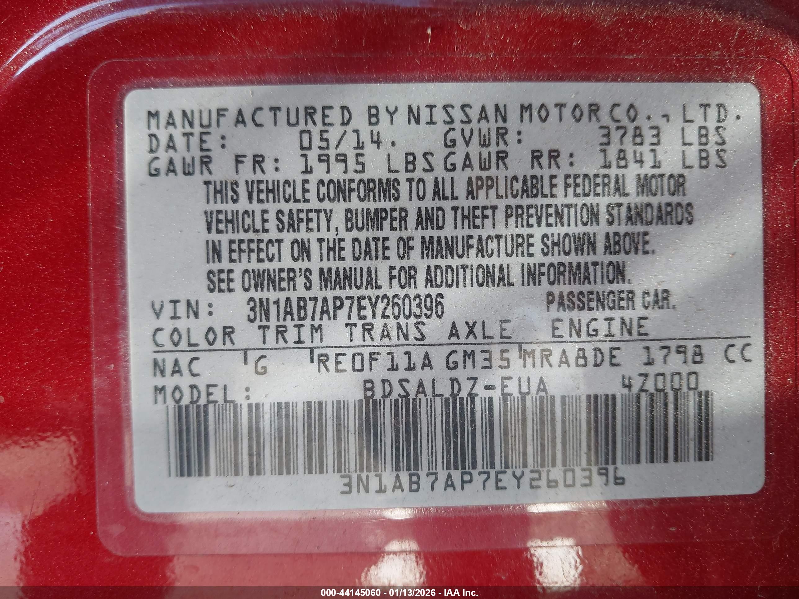 NISSAN SENTRA image 9