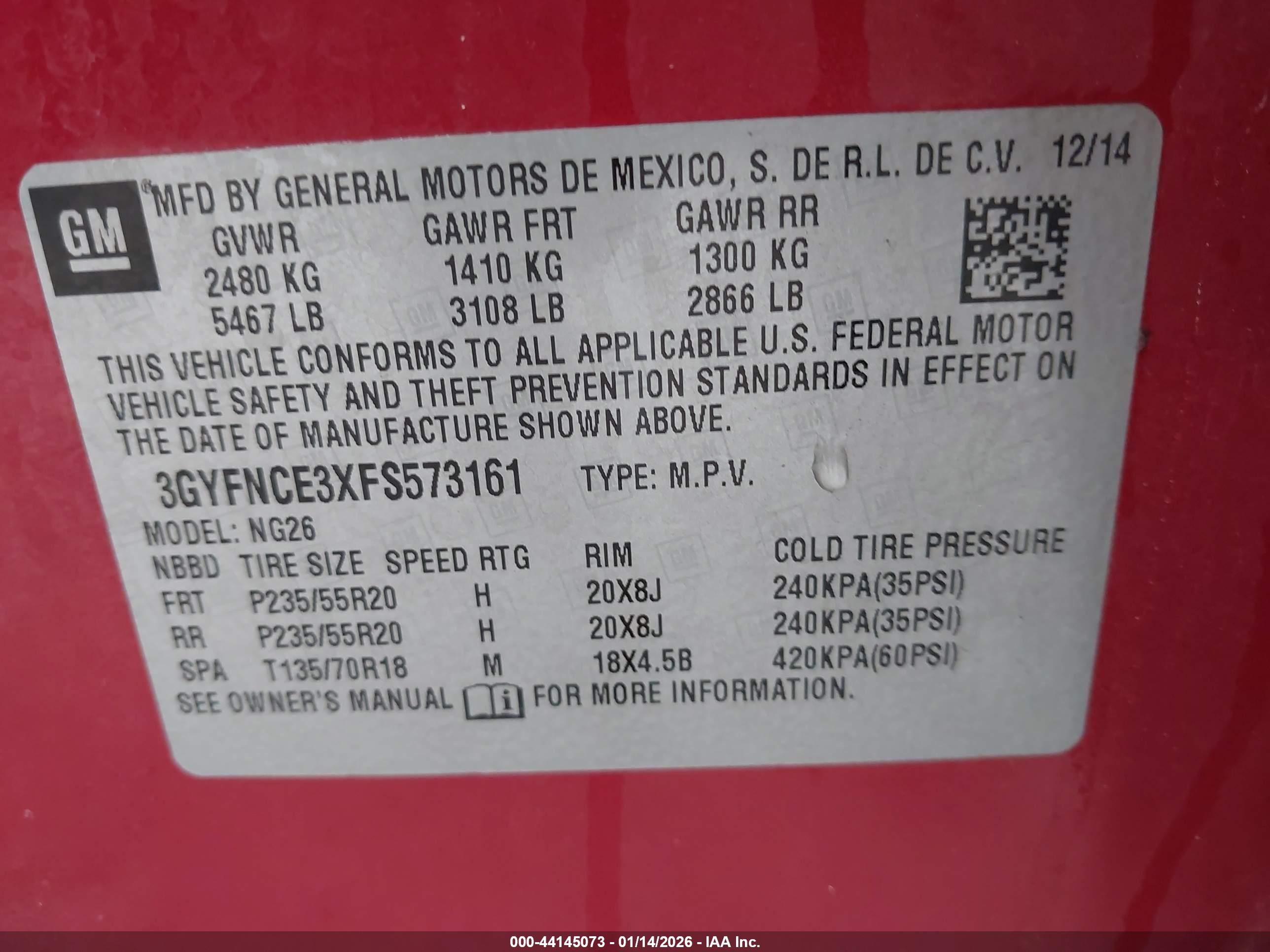 CADILLAC SRX image 9