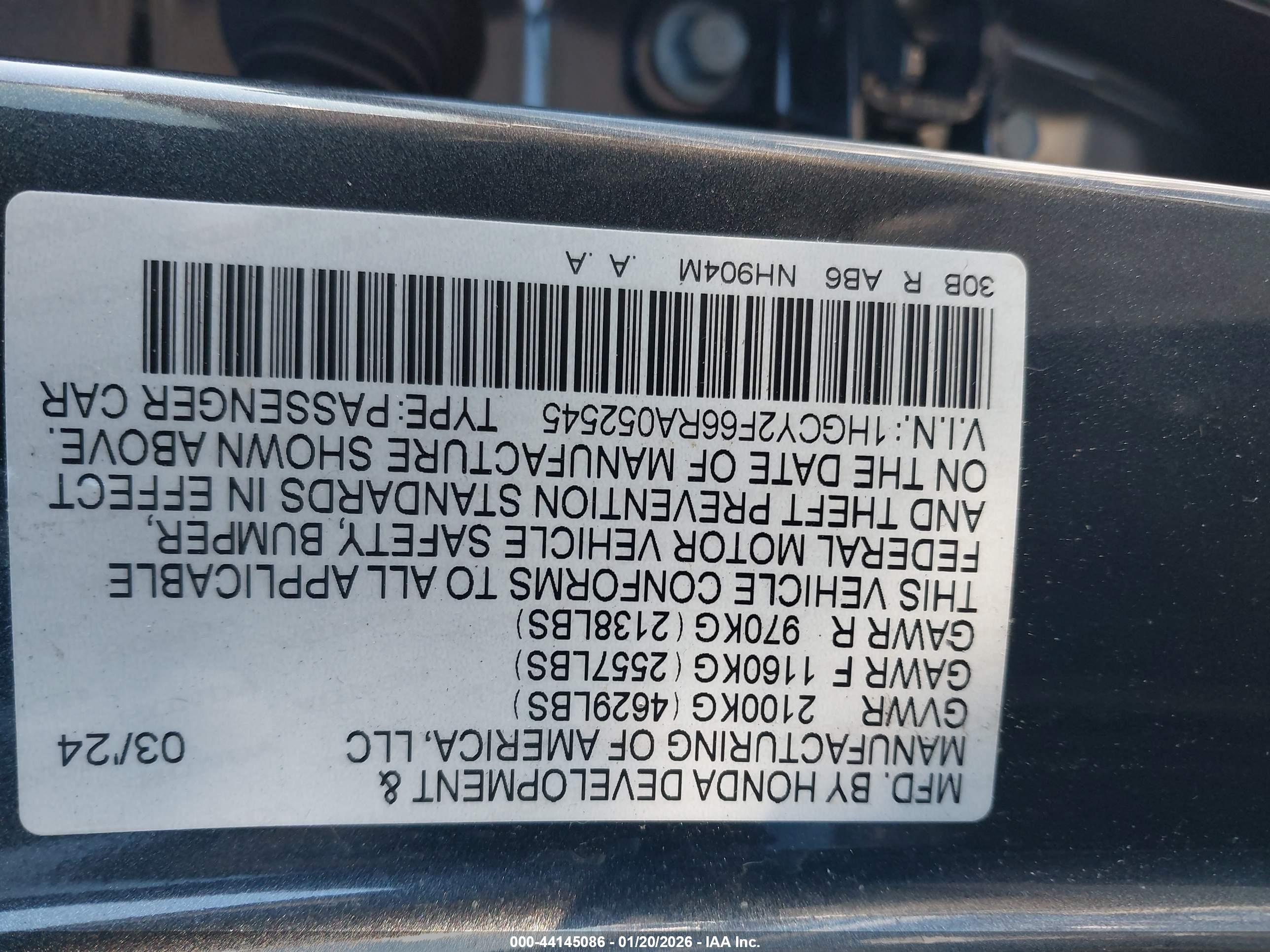 HONDA ACCORD image 9