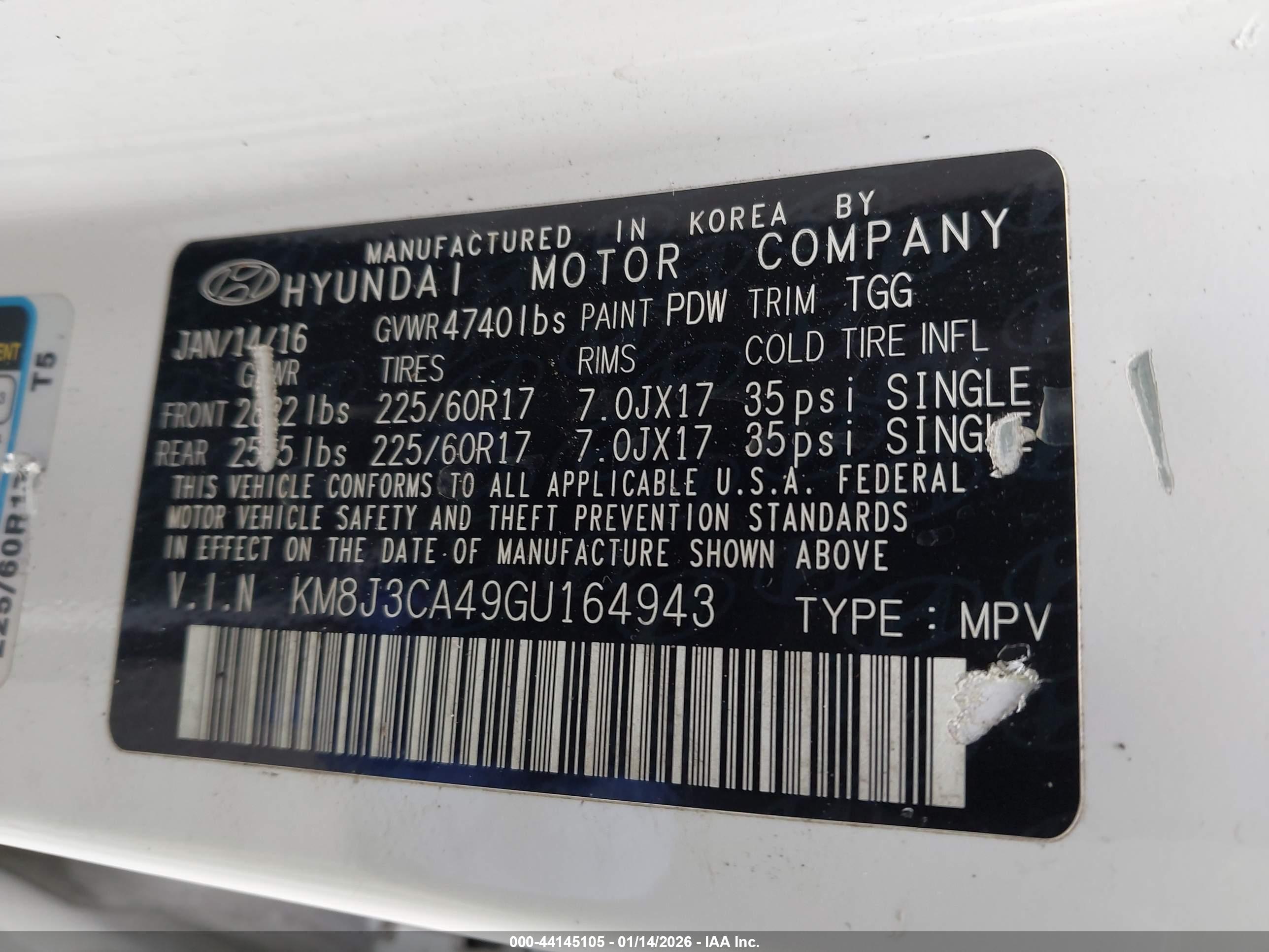 HYUNDAI TUCSON image 9