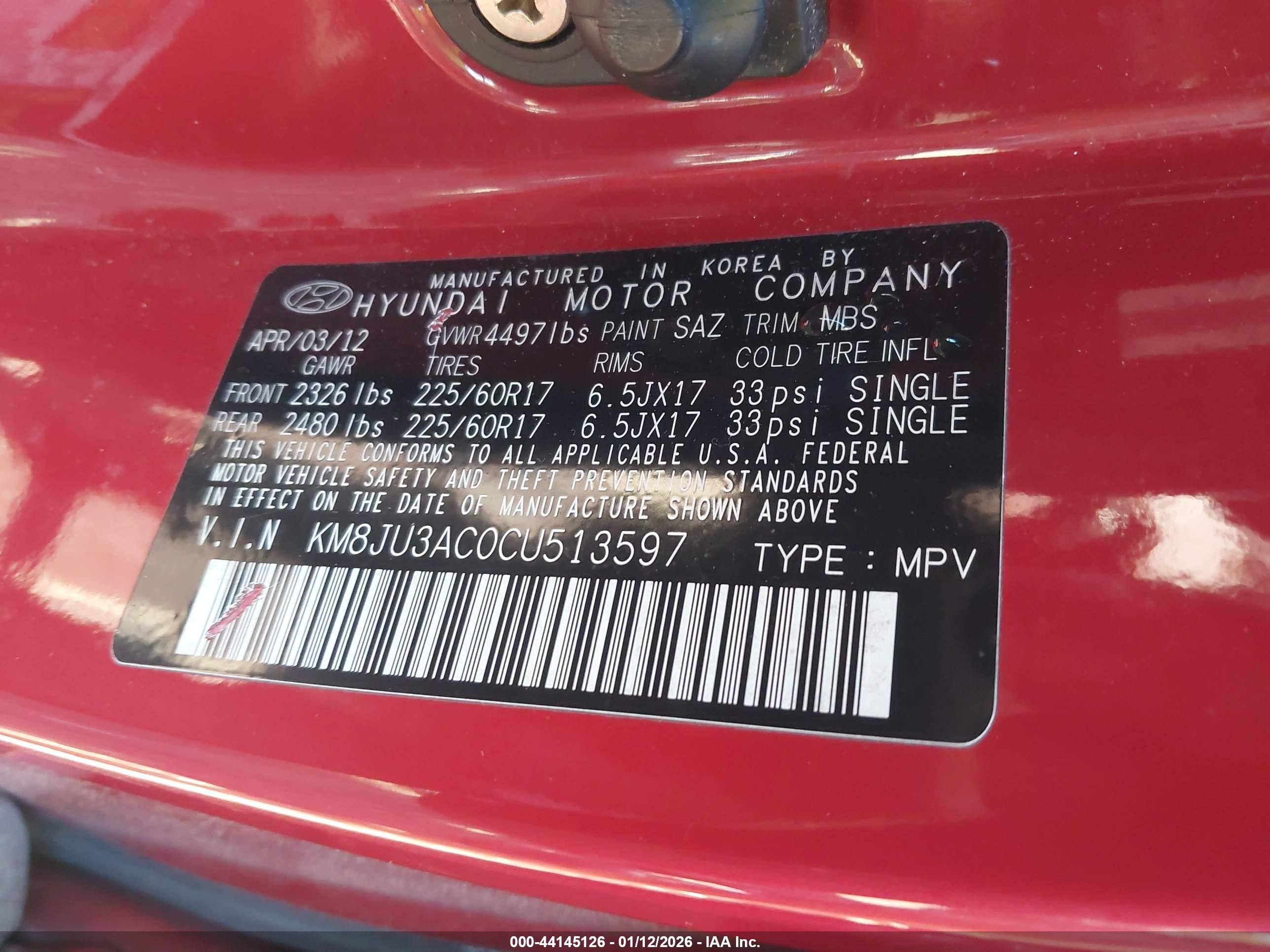HYUNDAI TUCSON image 9