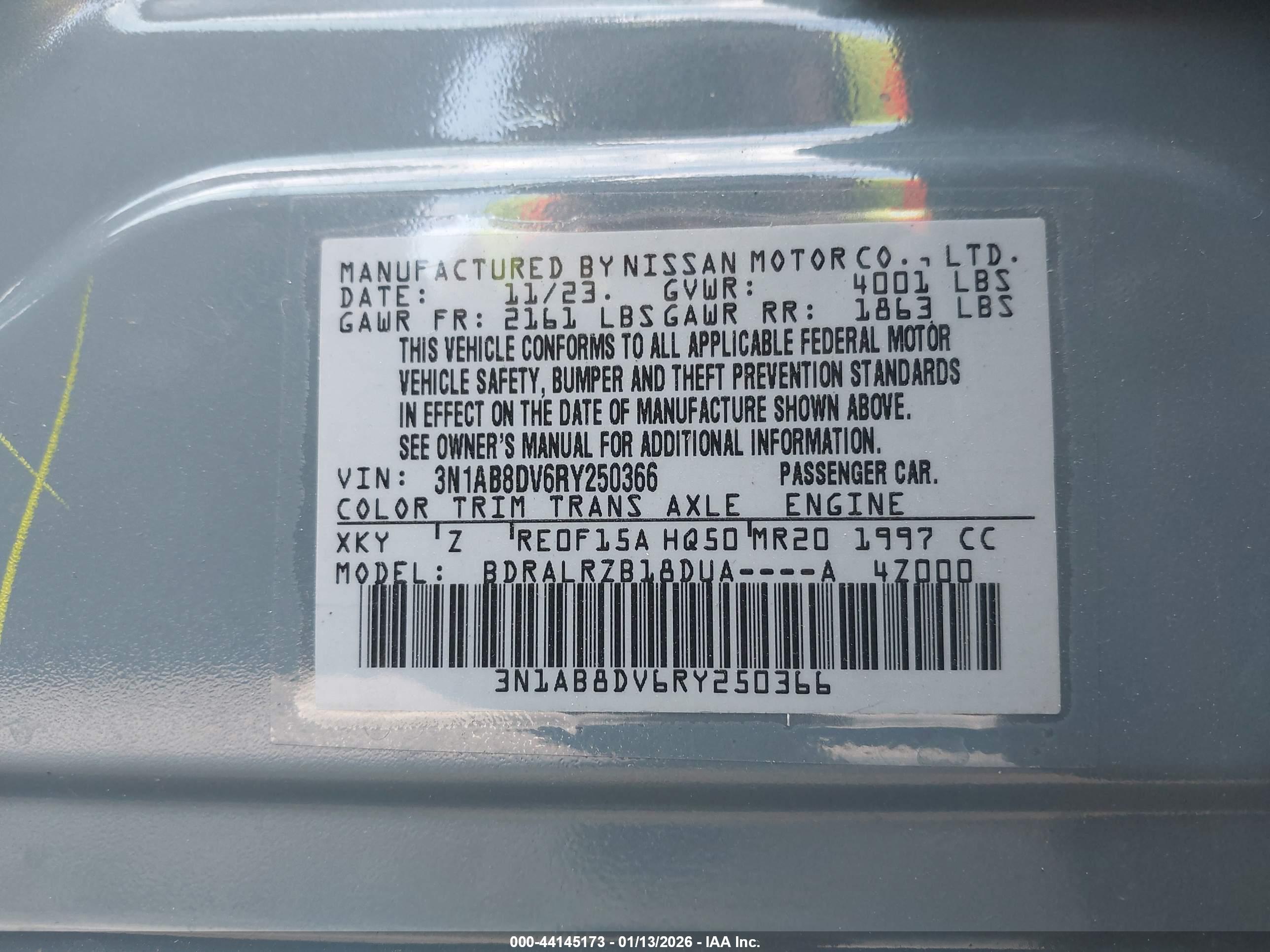 NISSAN SENTRA image 9