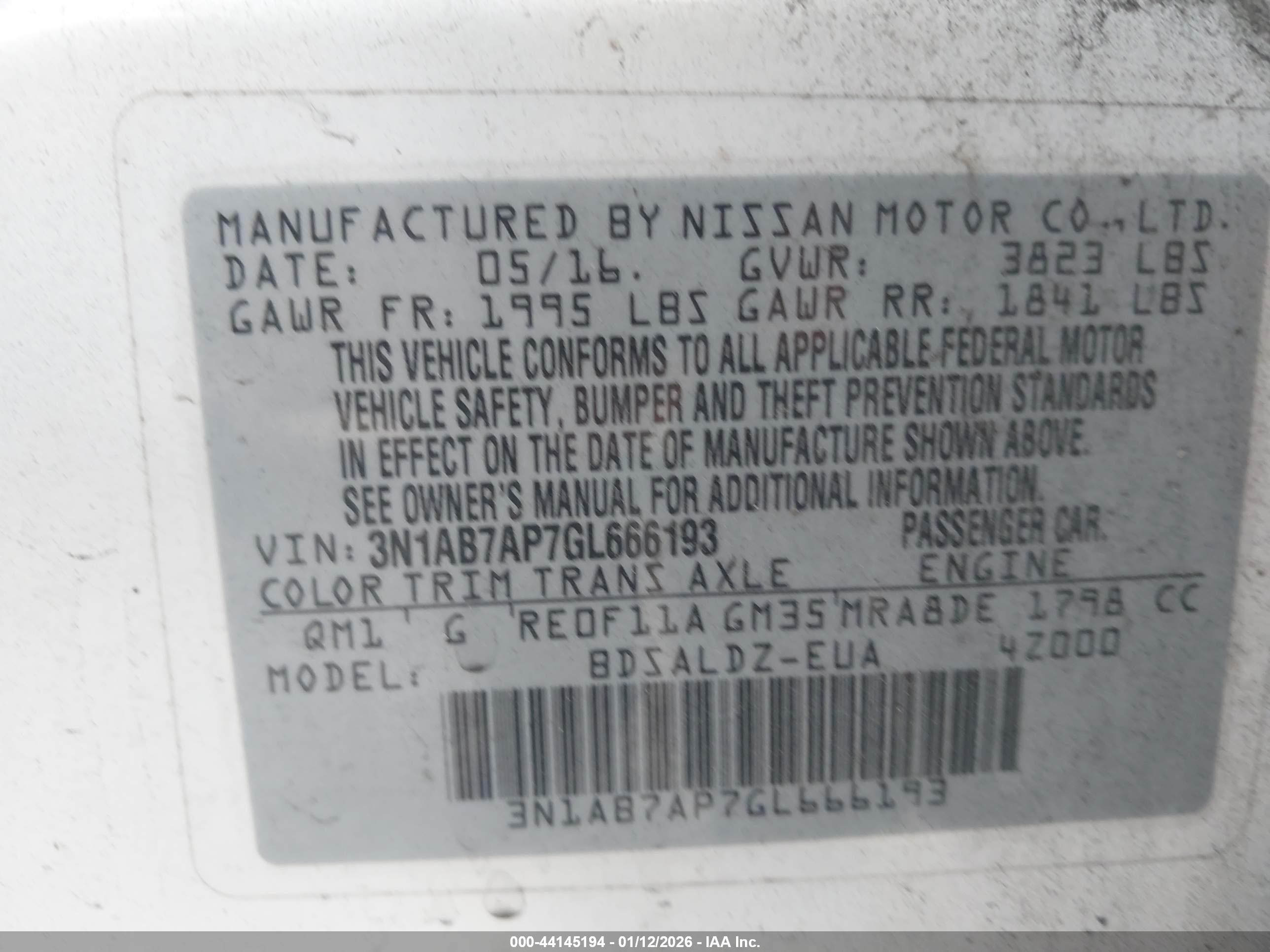 NISSAN SENTRA image 9