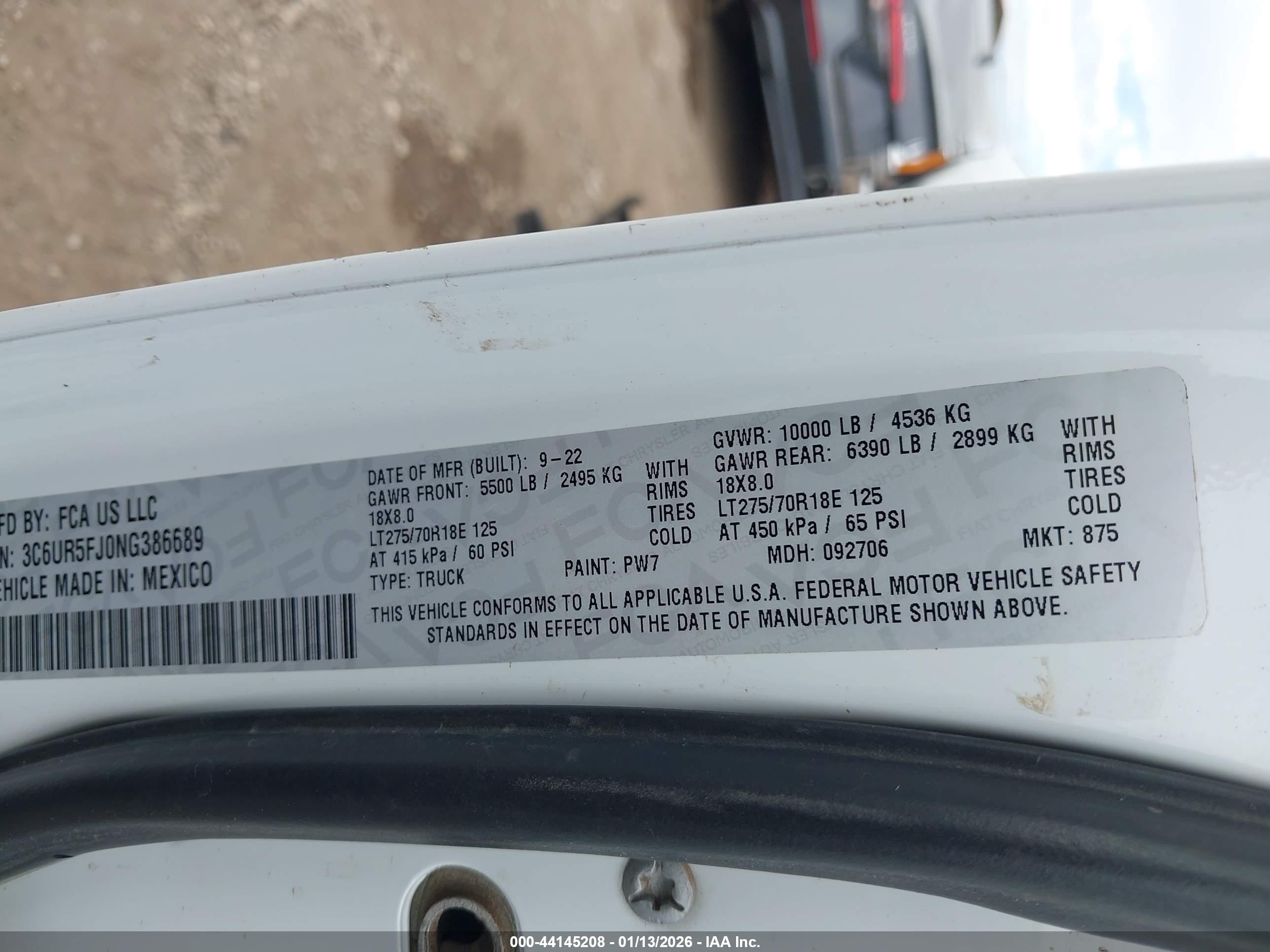 RAM 2500 image 9