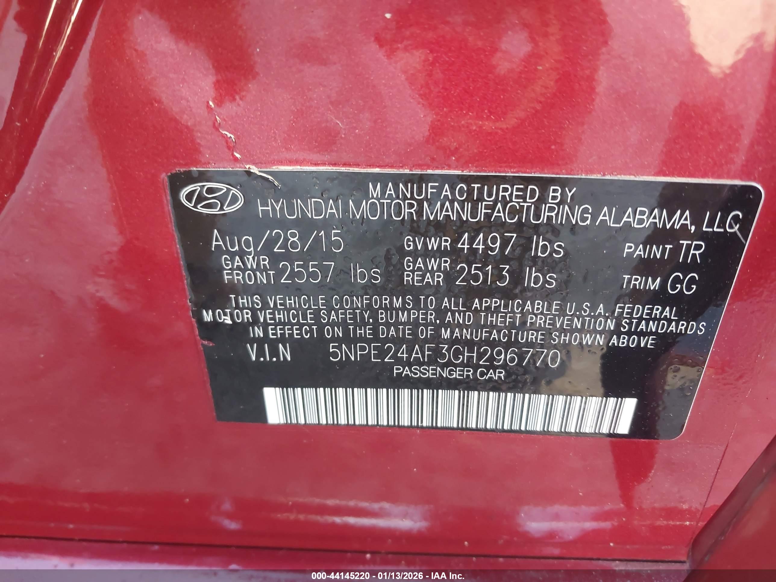 HYUNDAI SONATA image 9