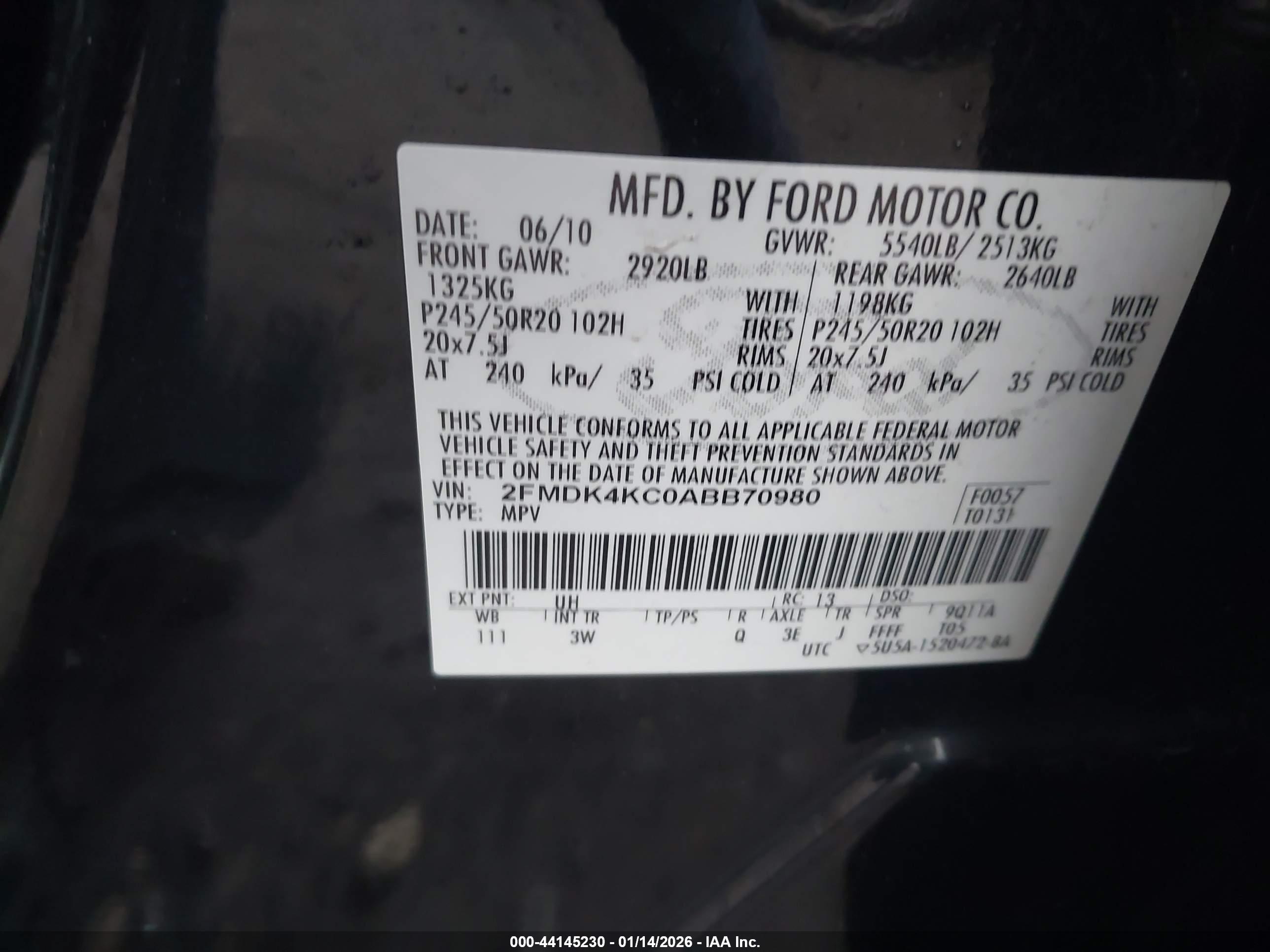 FORD EDGE image 9