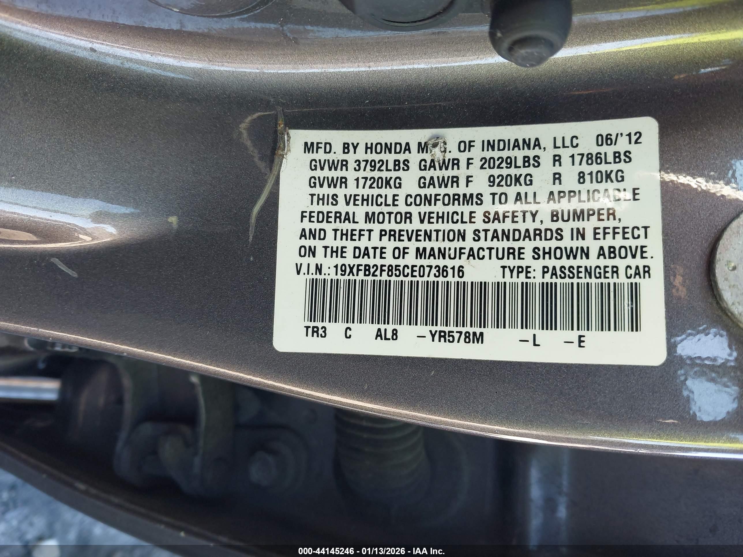HONDA CIVIC image 9