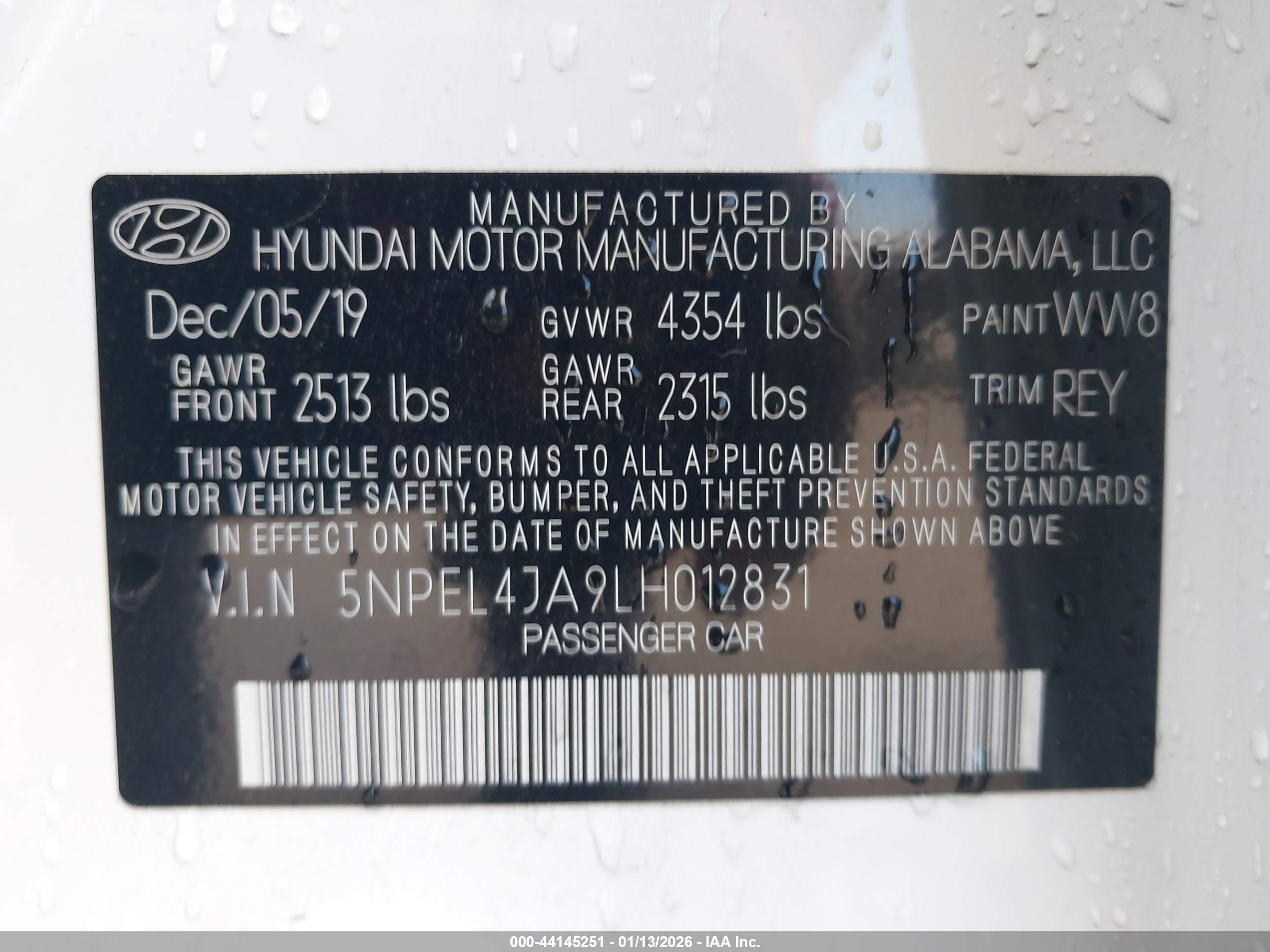 HYUNDAI SONATA image 9