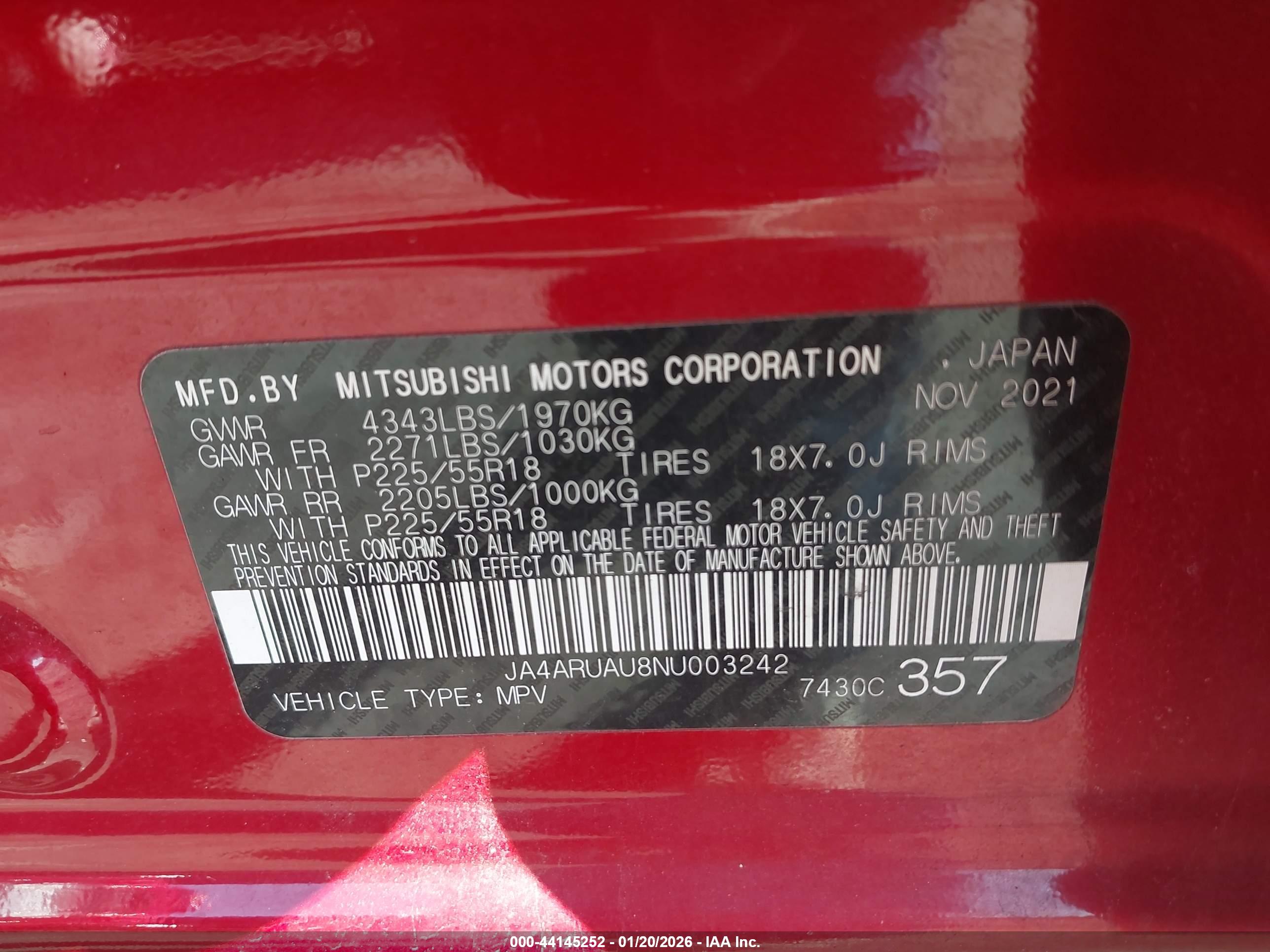 MITSUBISHI OUTLANDER image 9