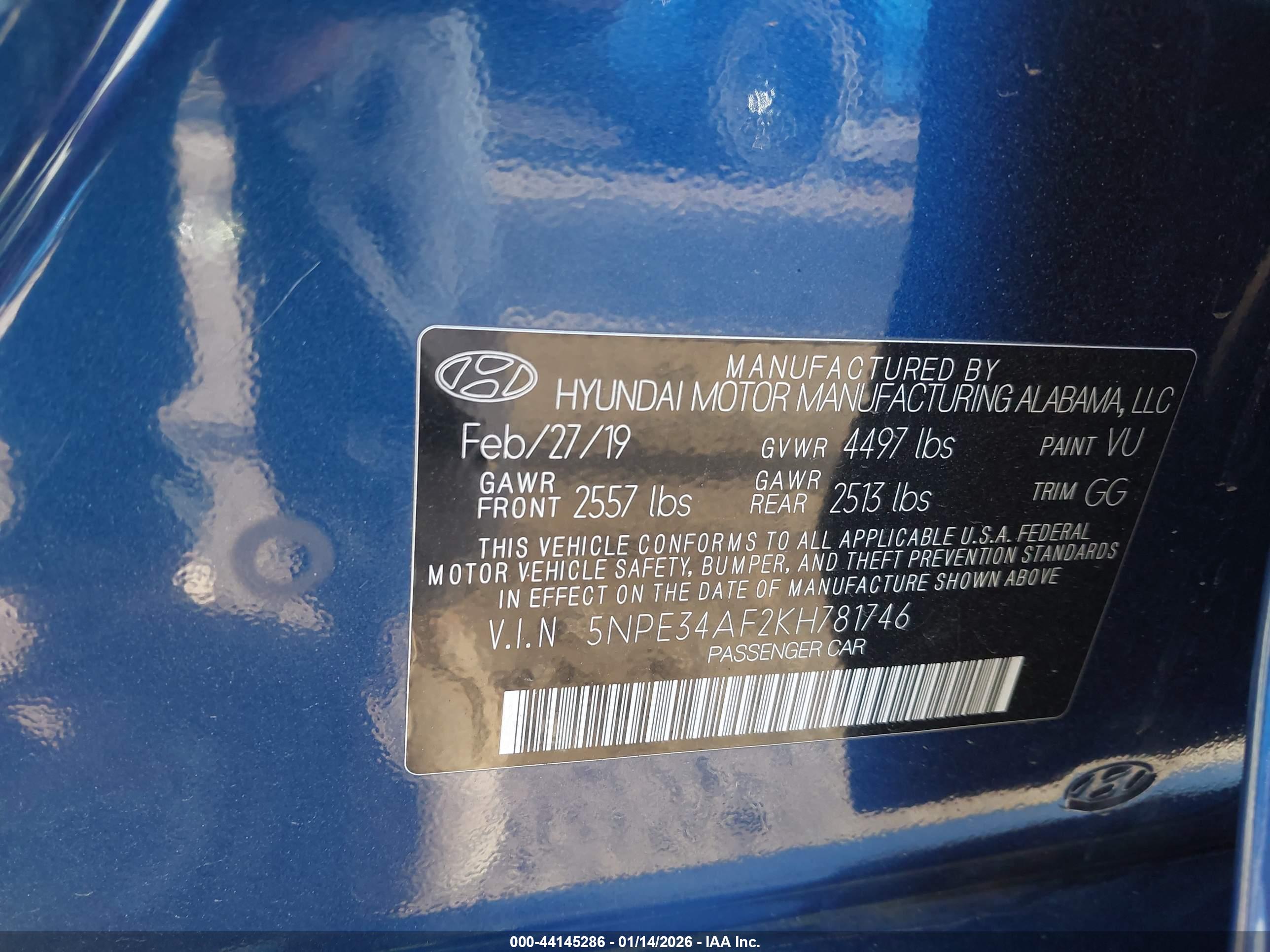 HYUNDAI SONATA image 9
