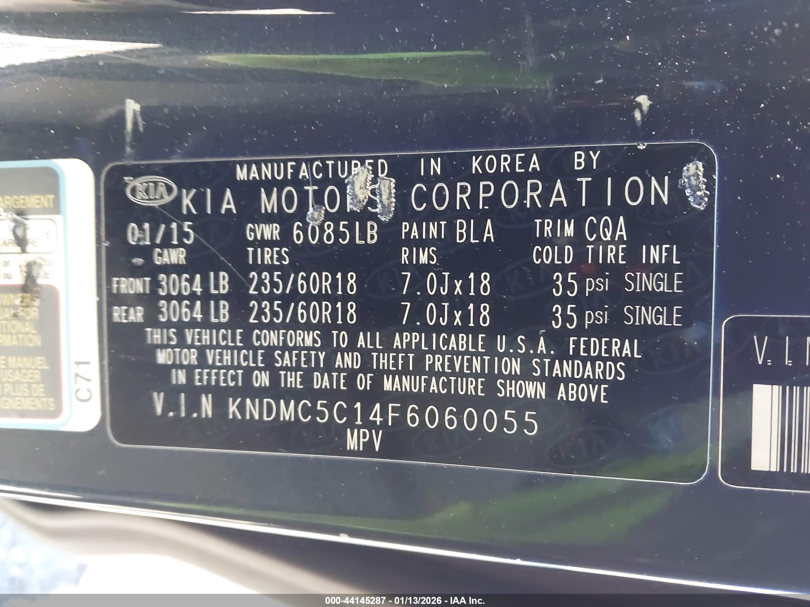 KIA SEDONA image 9