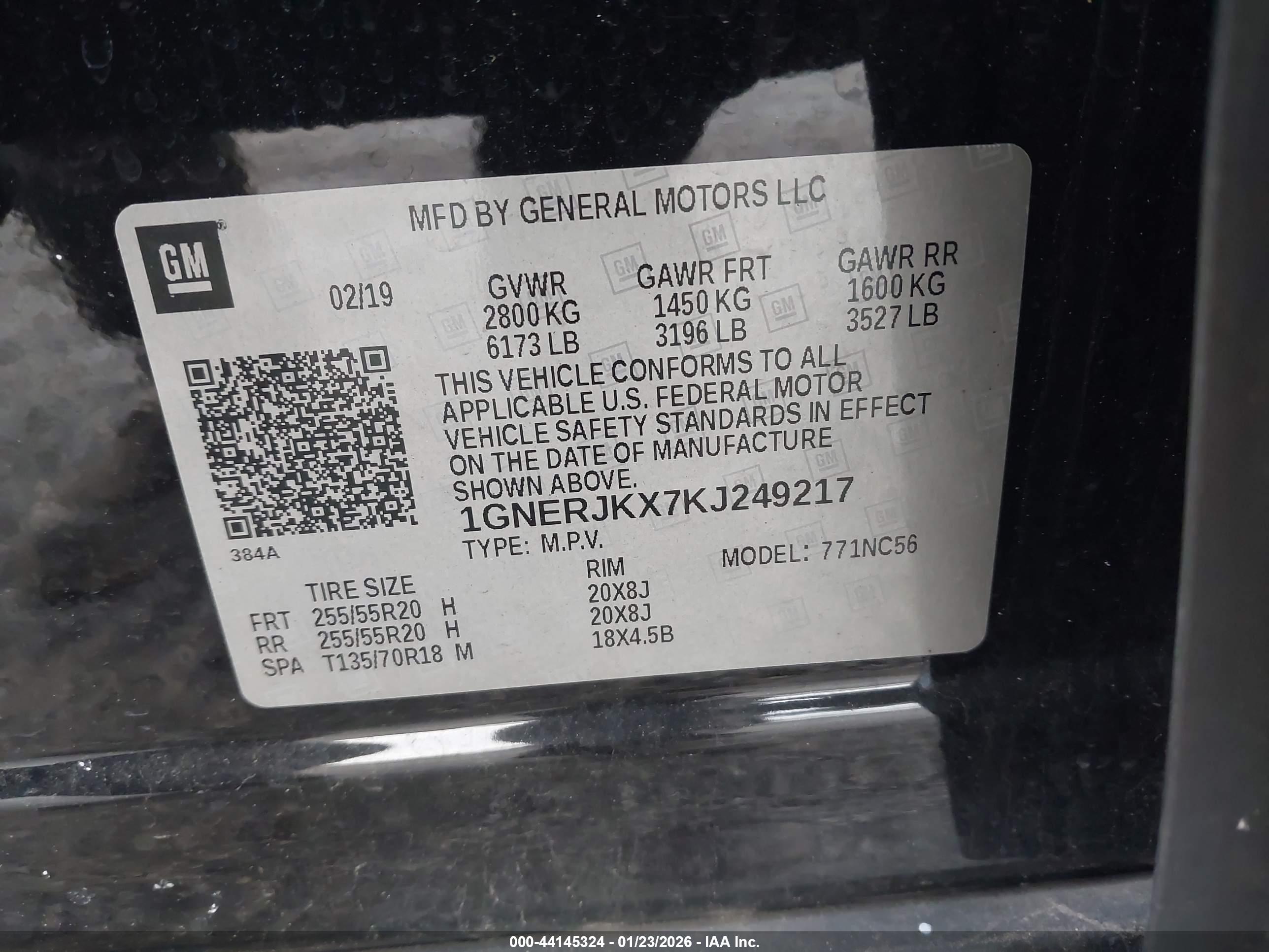 CHEVROLET TRAVERSE image 9