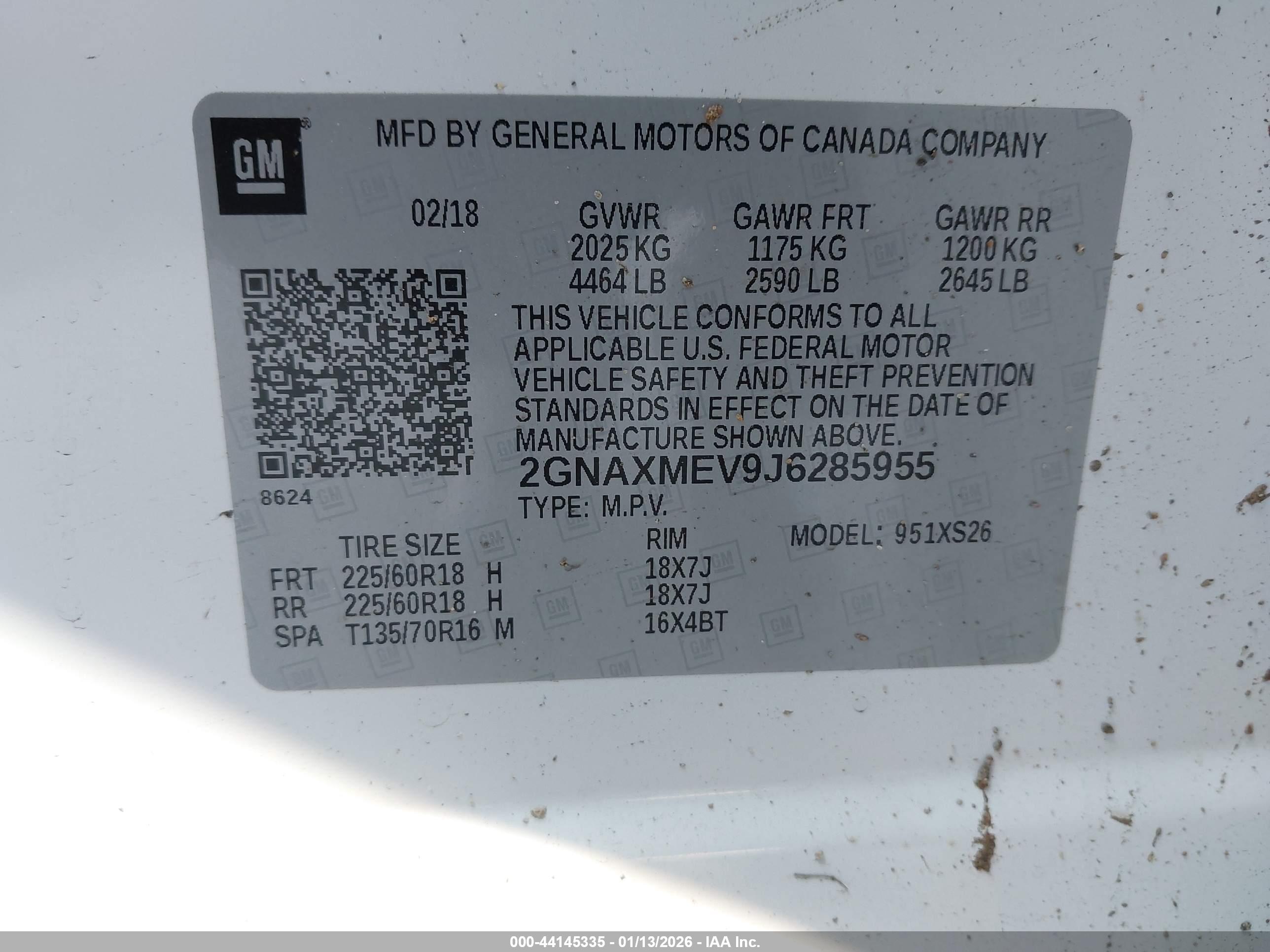 CHEVROLET EQUINOX image 9