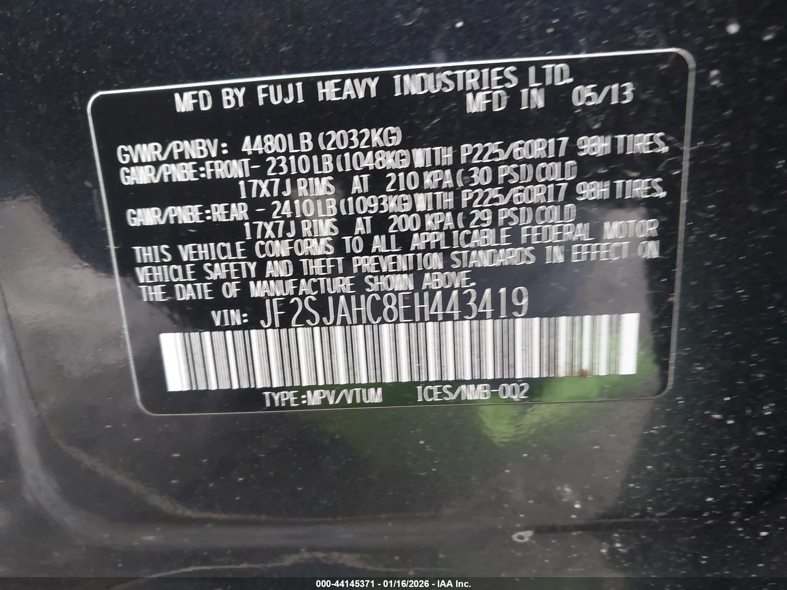 SUBARU FORESTER image 9