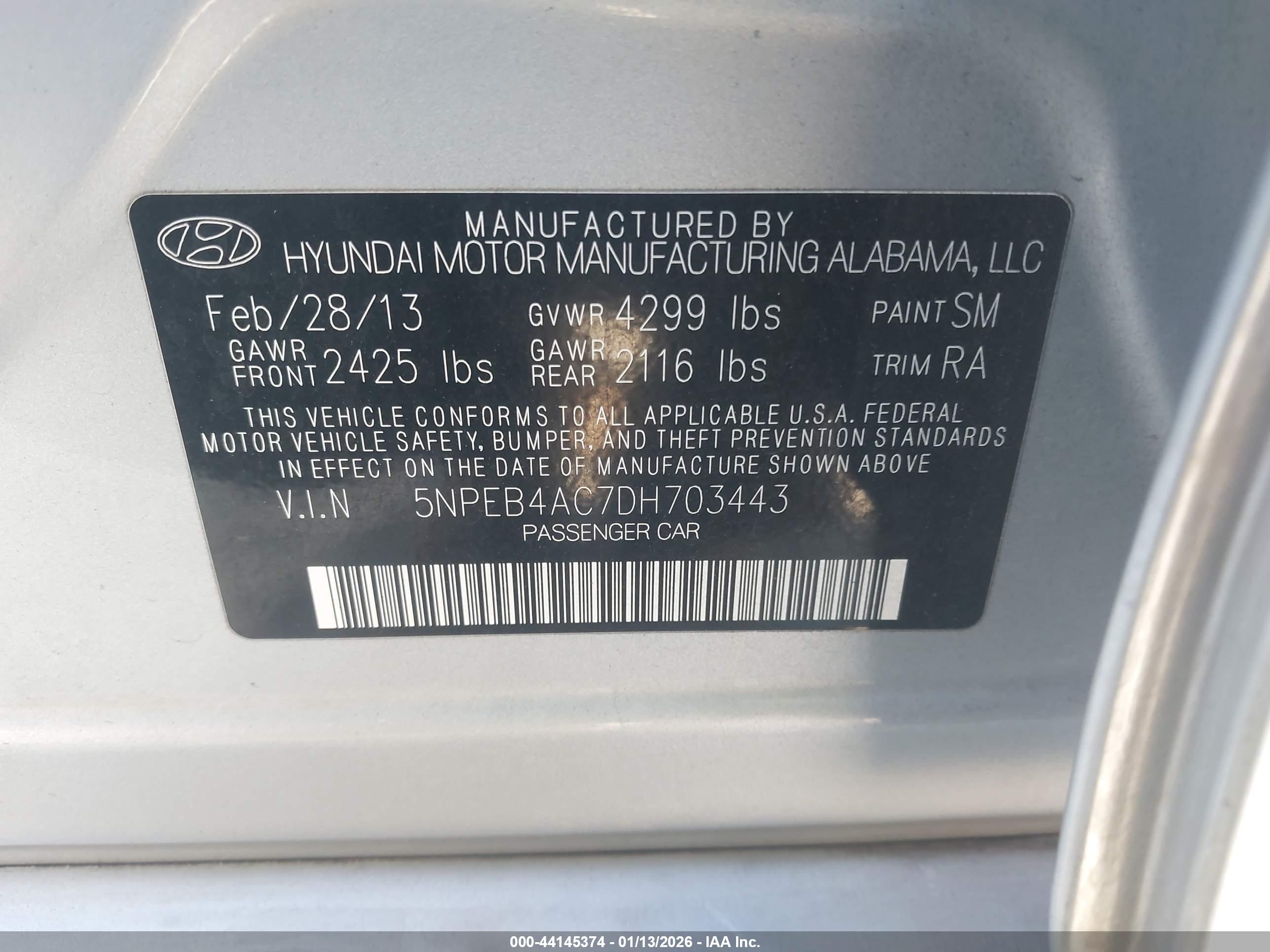 HYUNDAI SONATA image 9