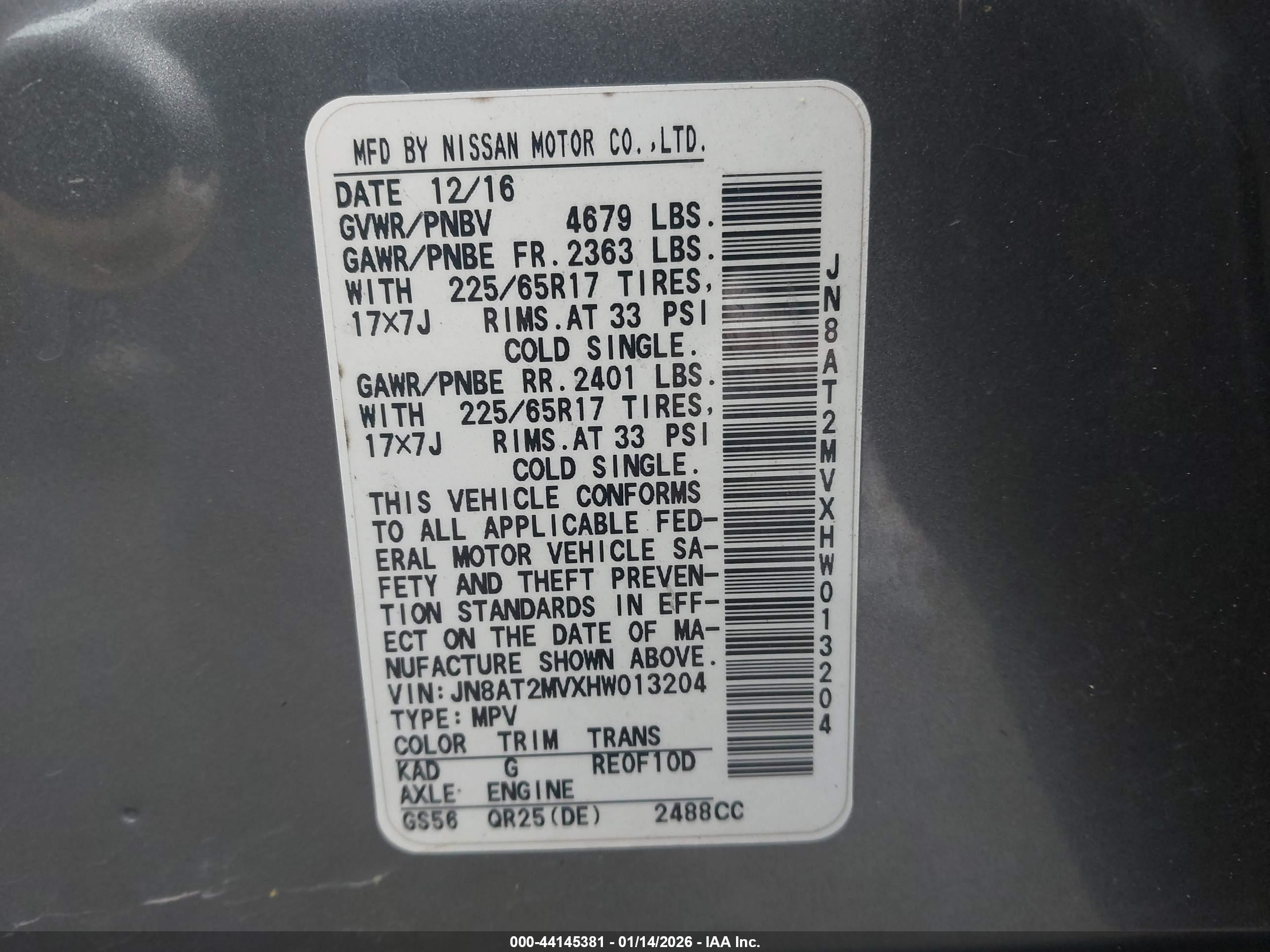 NISSAN ROGUE image 9