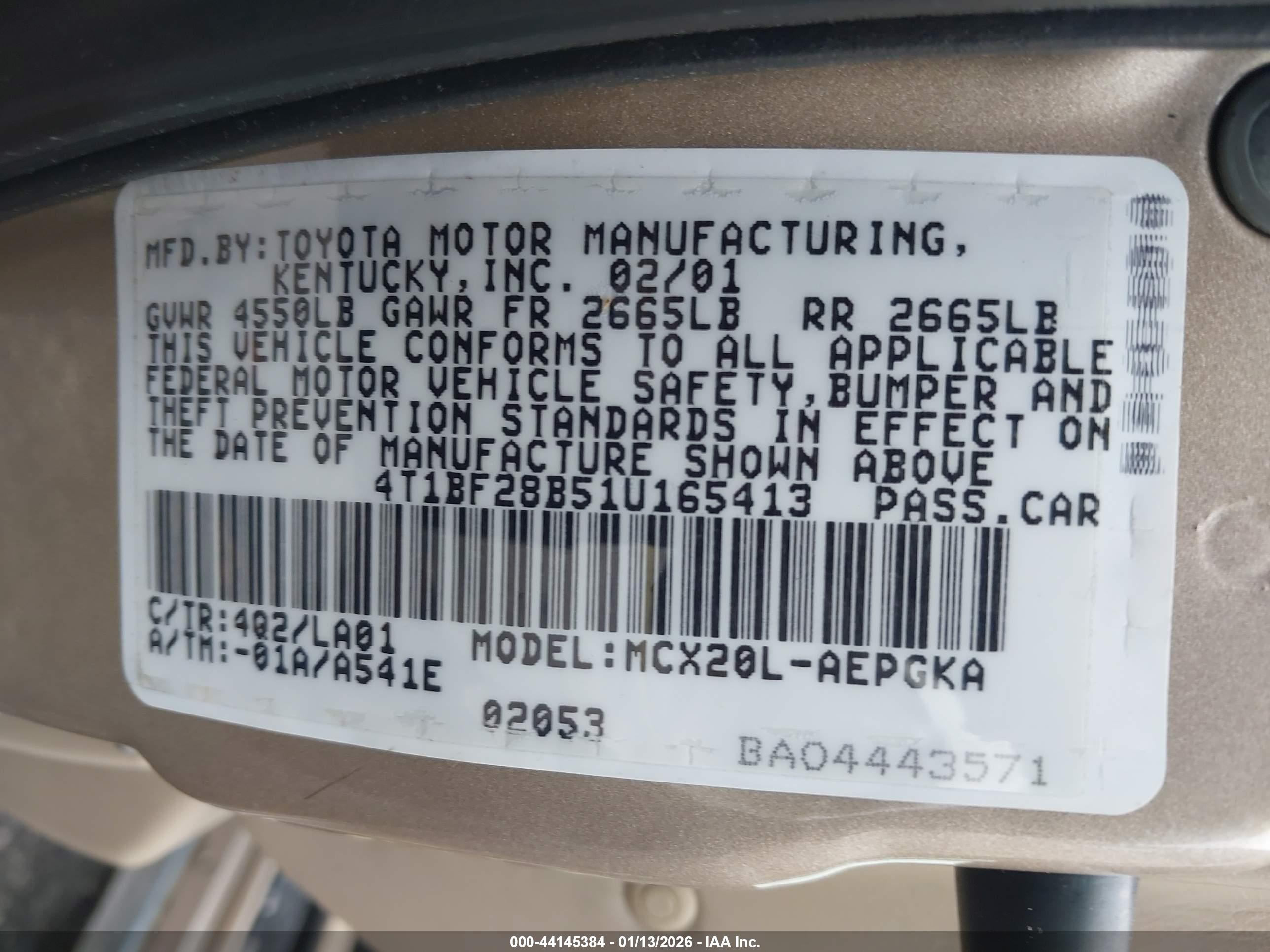 TOYOTA AVALON image 9