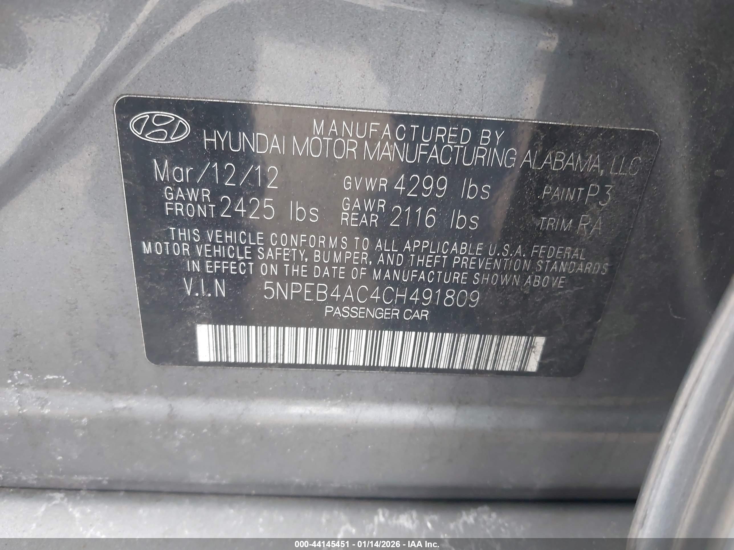 HYUNDAI SONATA image 9