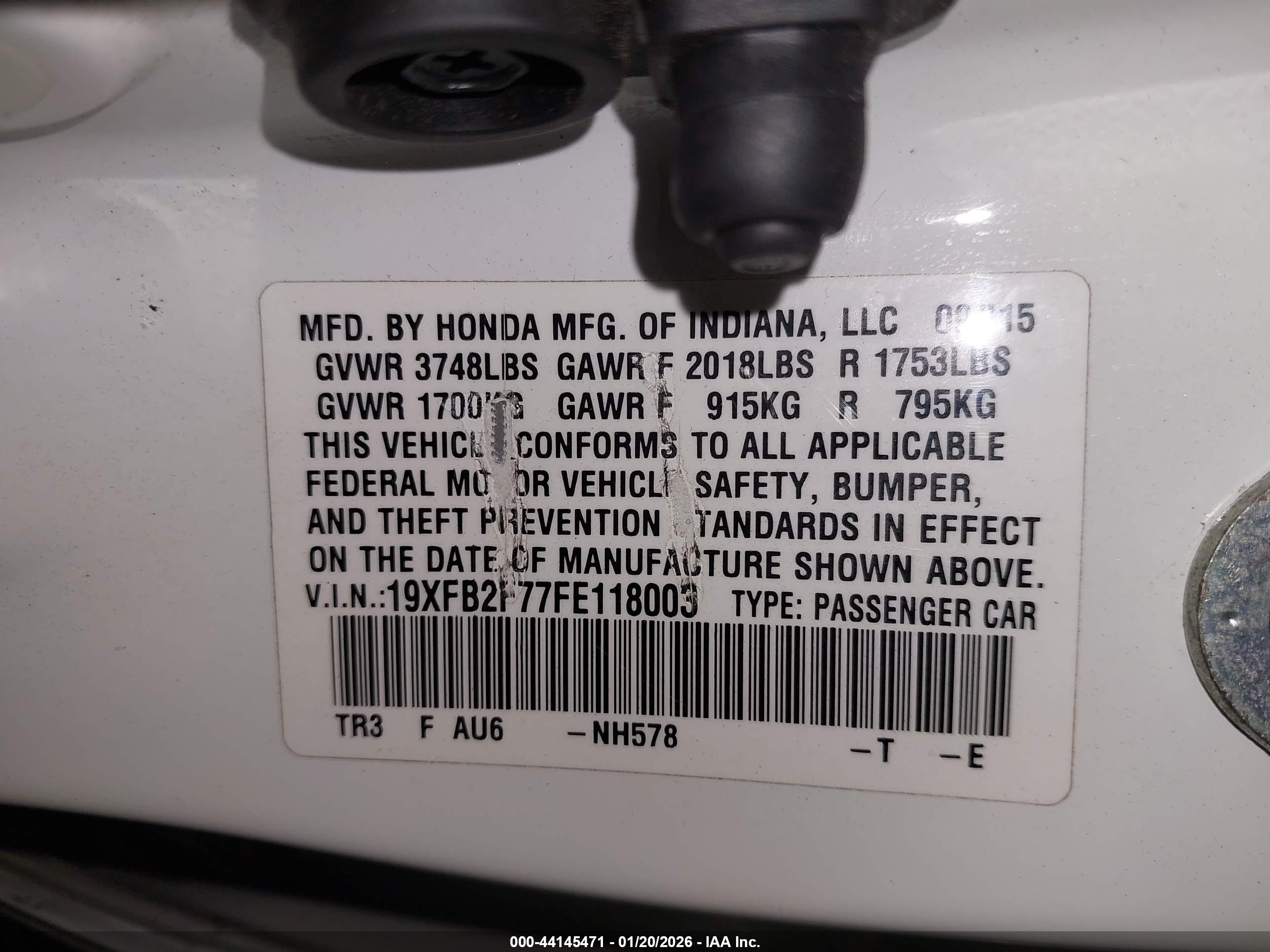 HONDA CIVIC image 9
