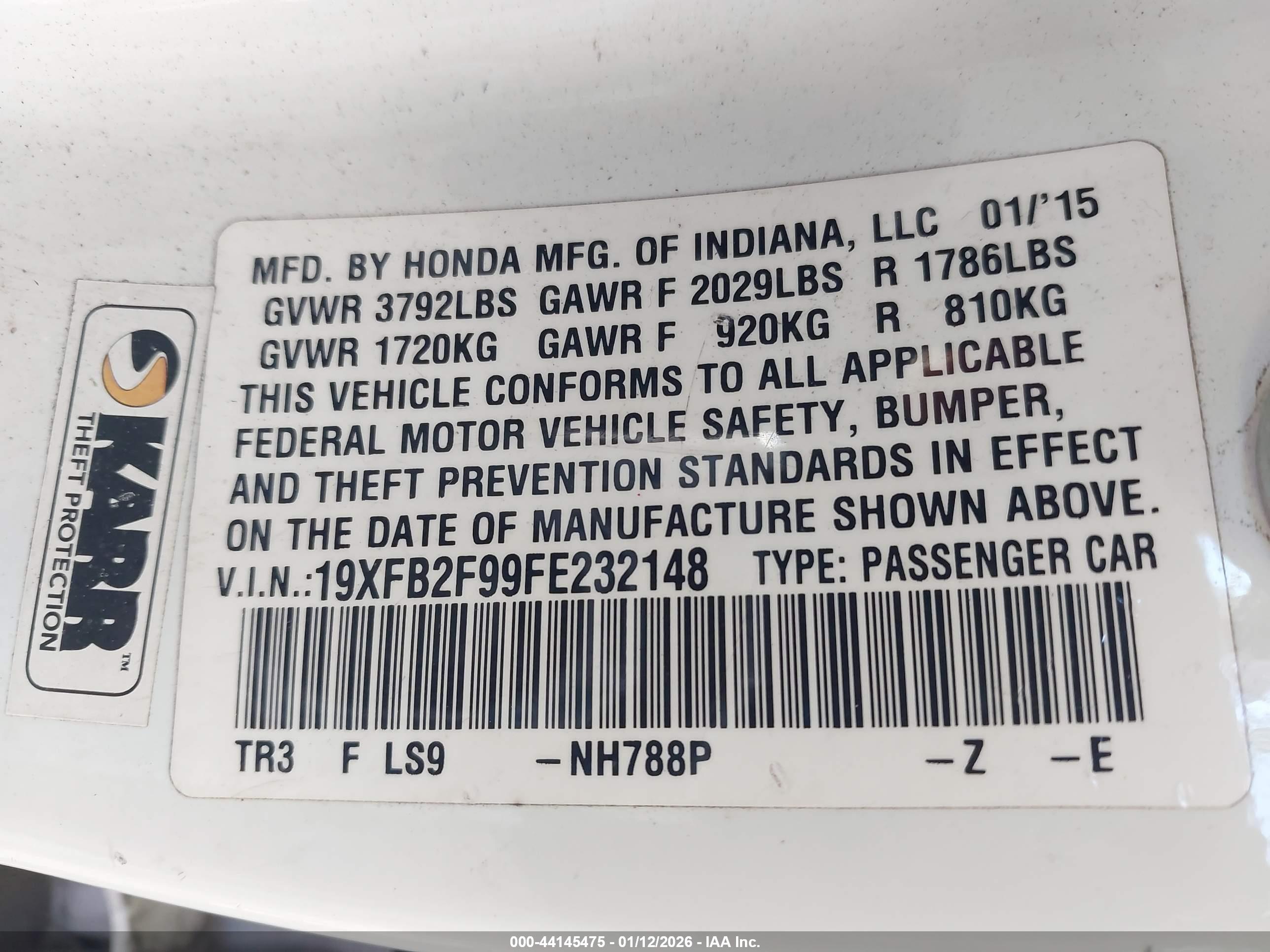 HONDA CIVIC image 9