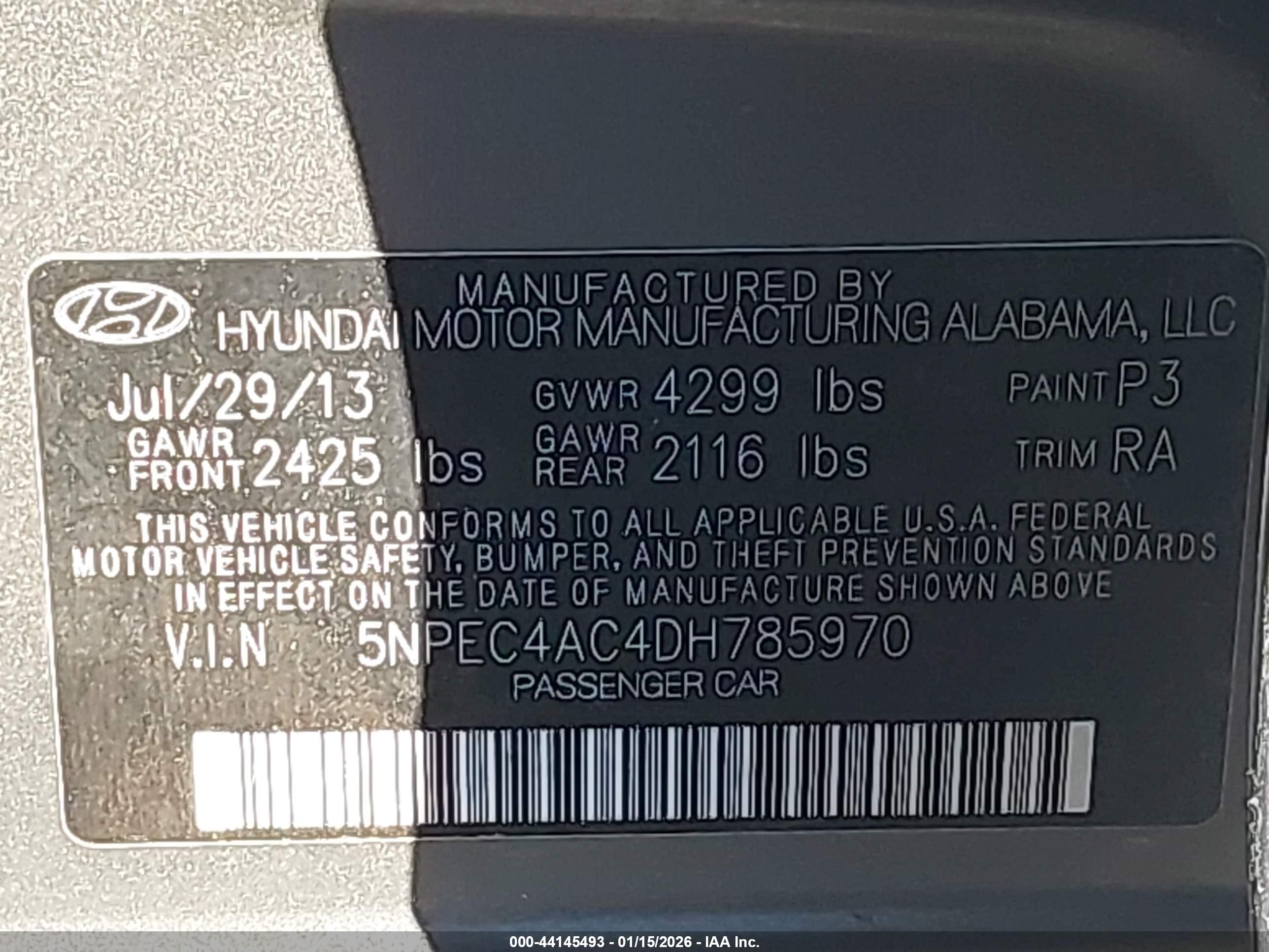 HYUNDAI SONATA image 9