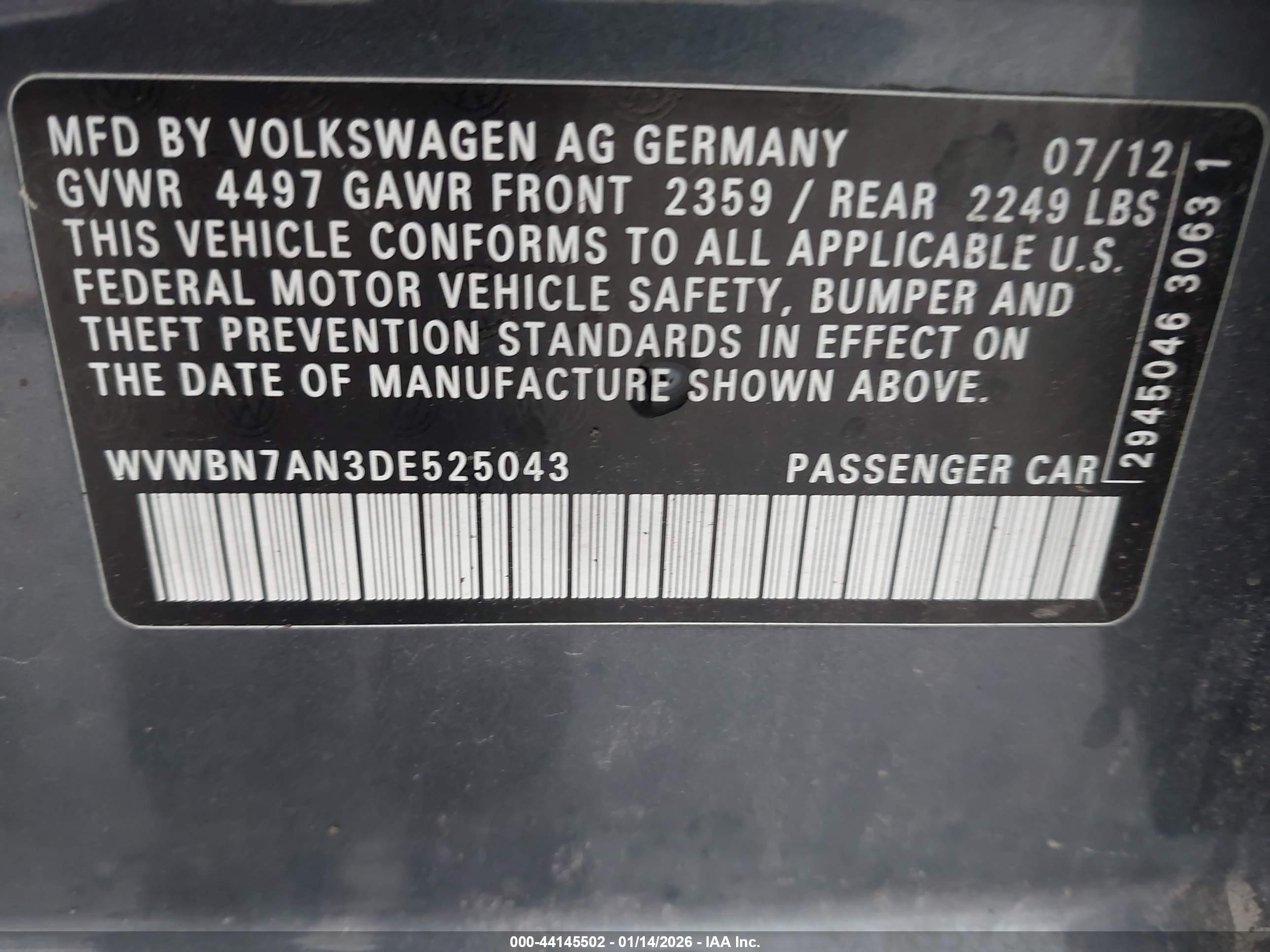 VOLKSWAGEN CC image 9