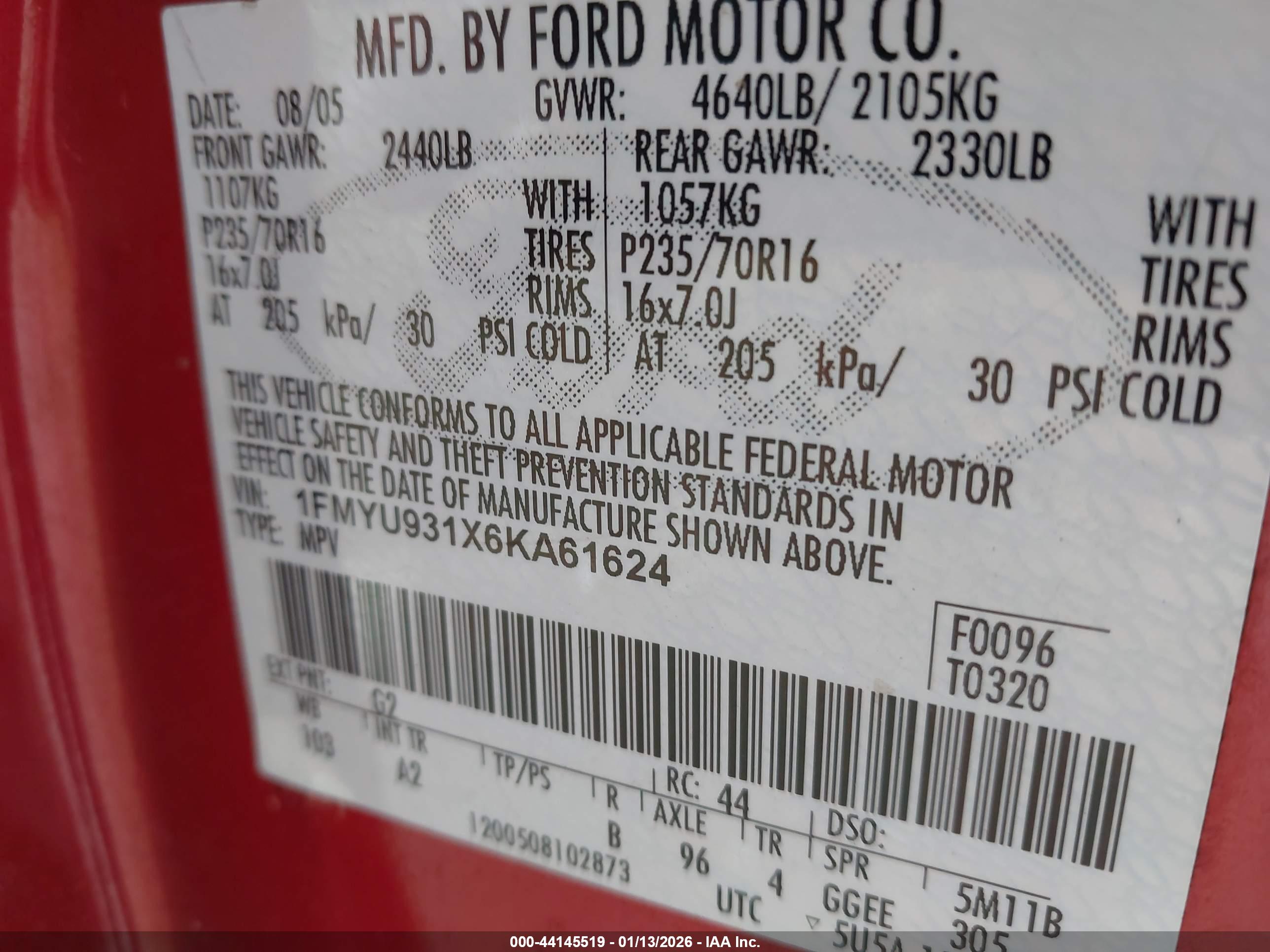 FORD ESCAPE image 9