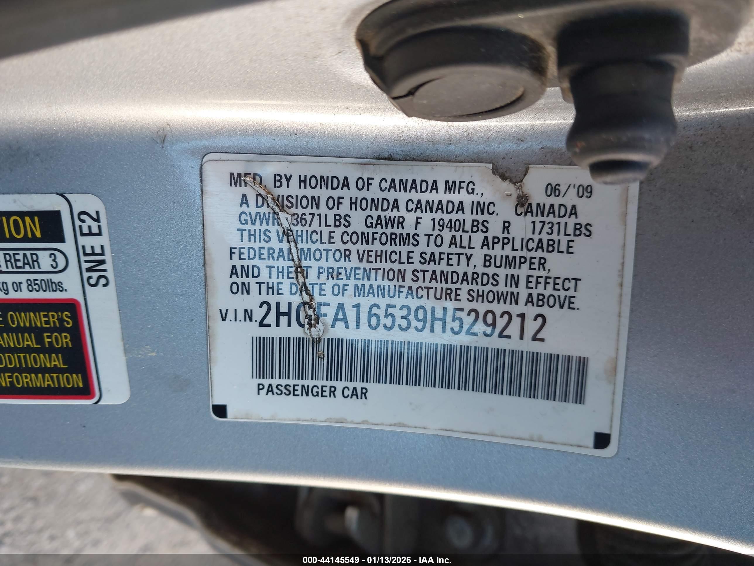 HONDA CIVIC image 9