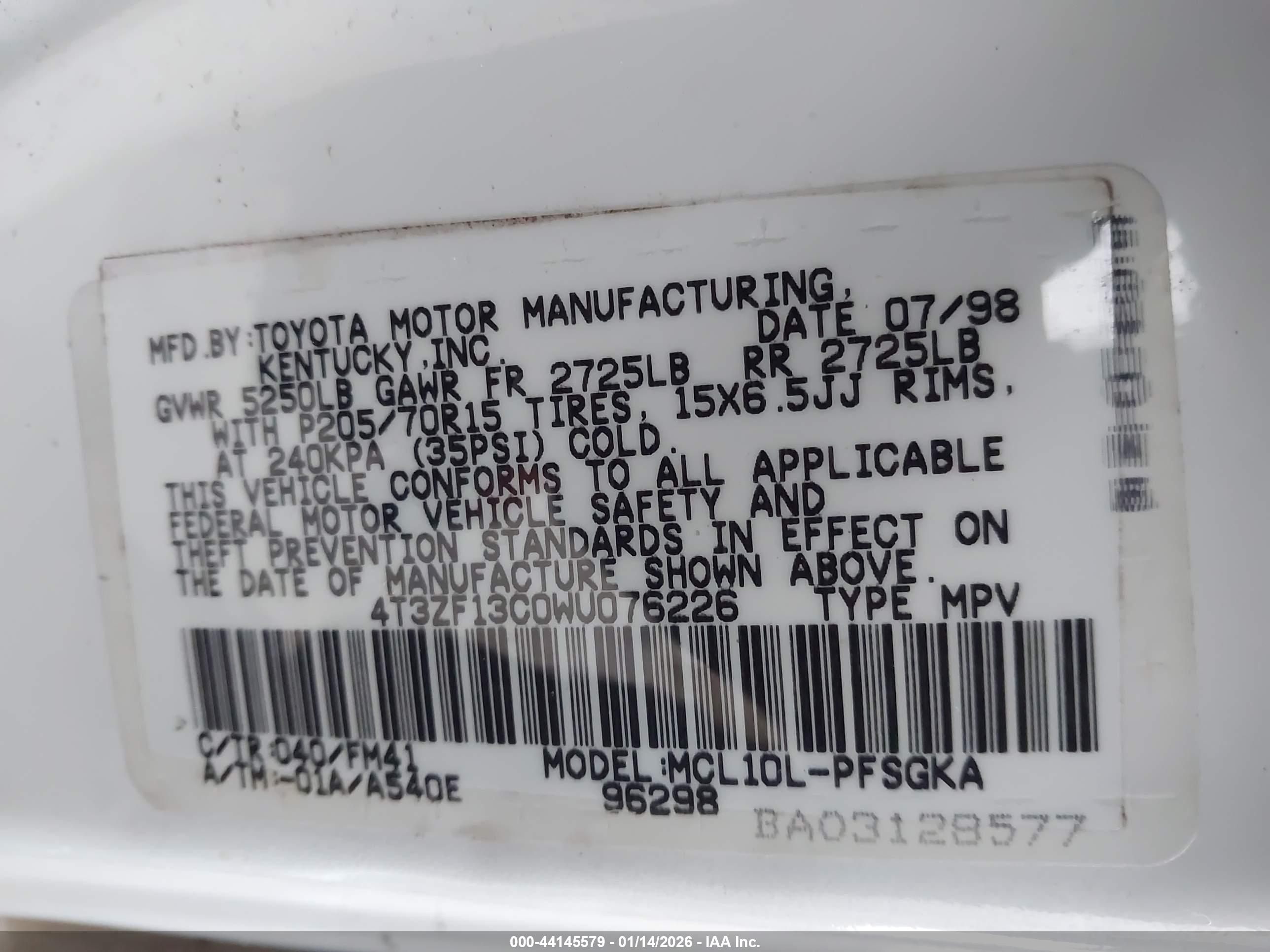 TOYOTA SIENNA image 9