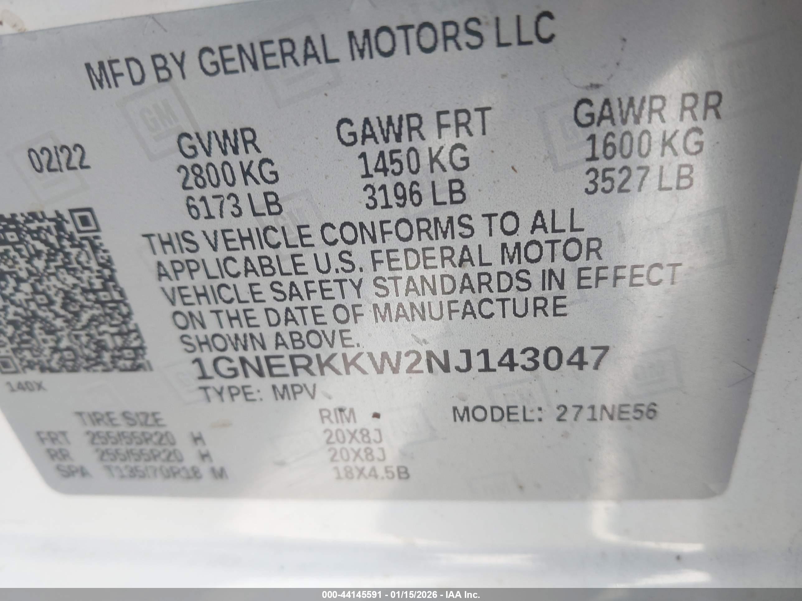 CHEVROLET TRAVERSE image 9