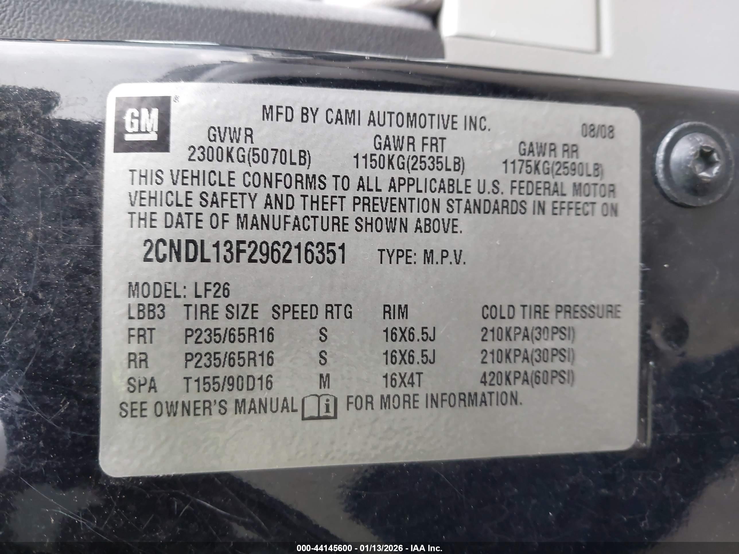 CHEVROLET EQUINOX image 9