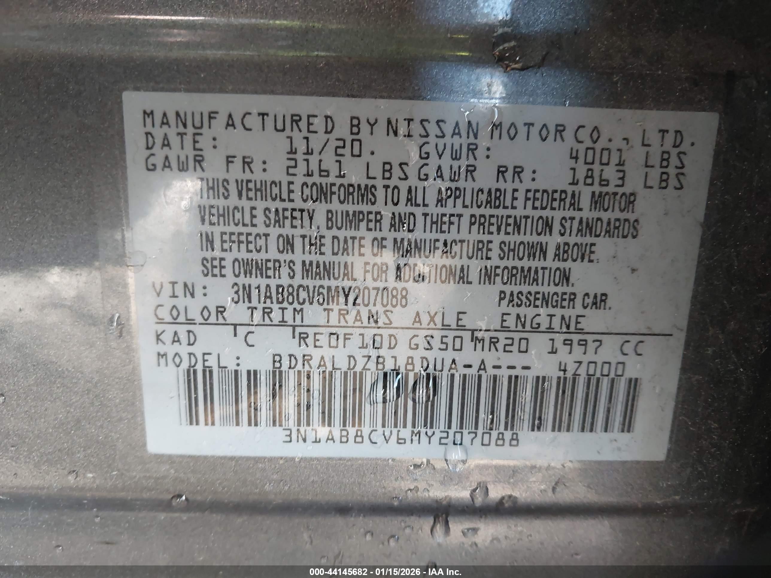 NISSAN SENTRA image 9