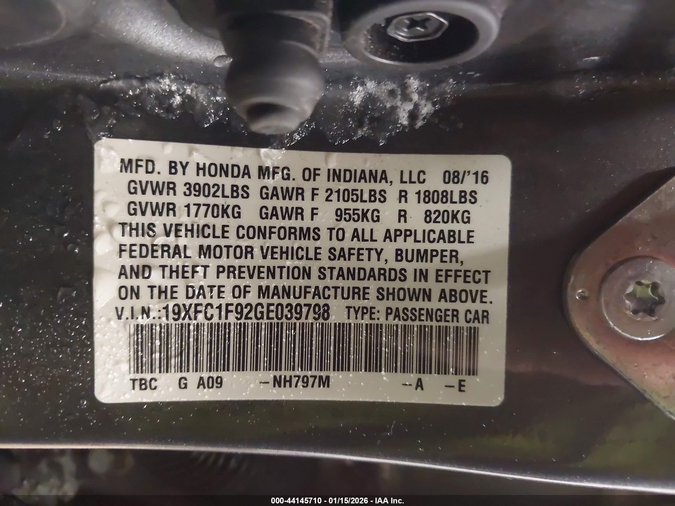 HONDA CIVIC image 9