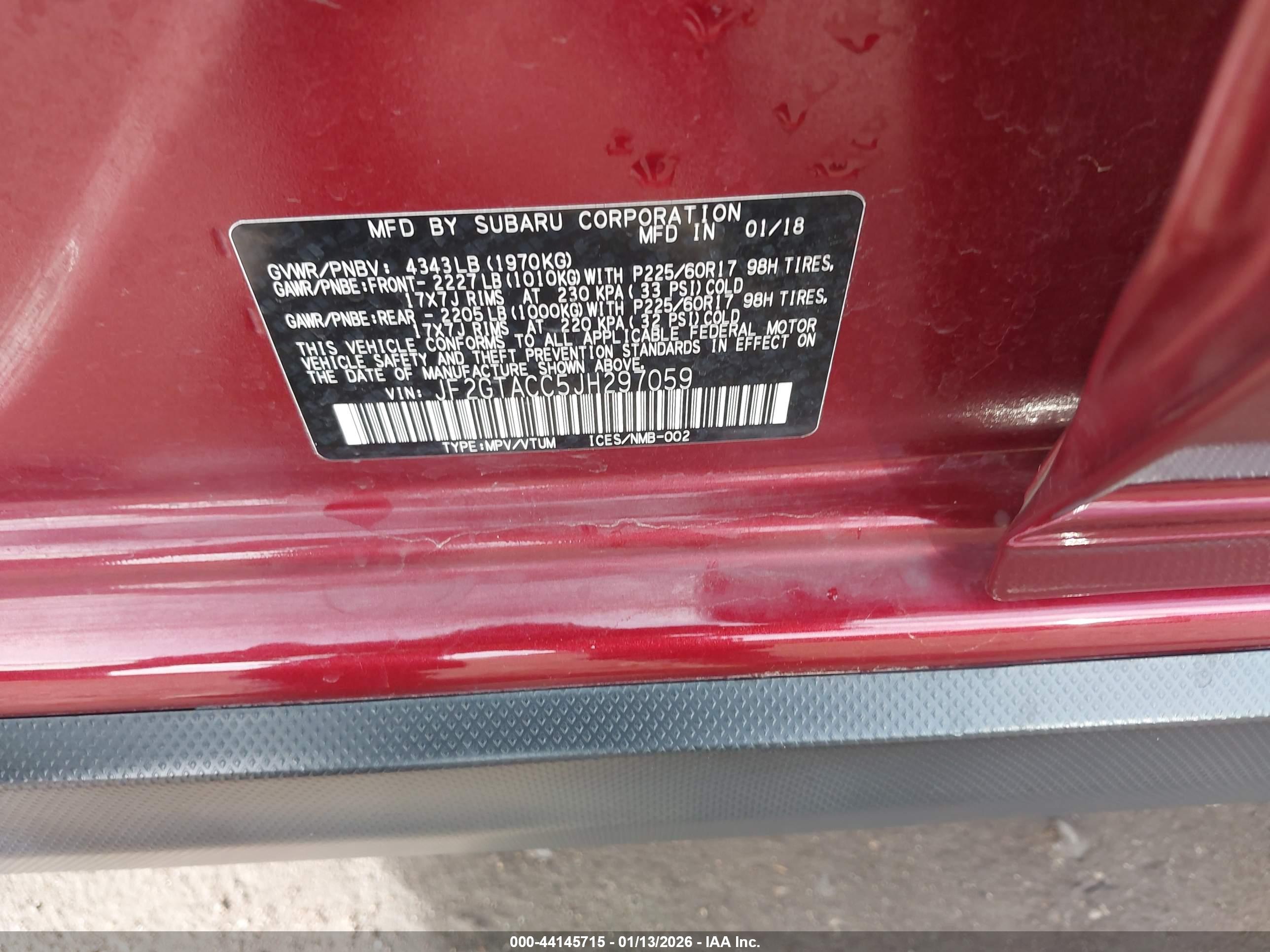 SUBARU CROSSTREK image 9