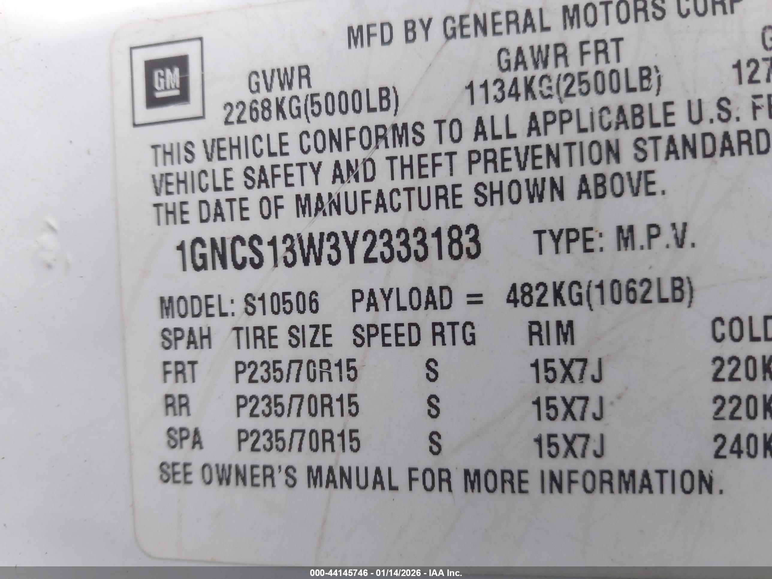 CHEVROLET BLAZER image 9