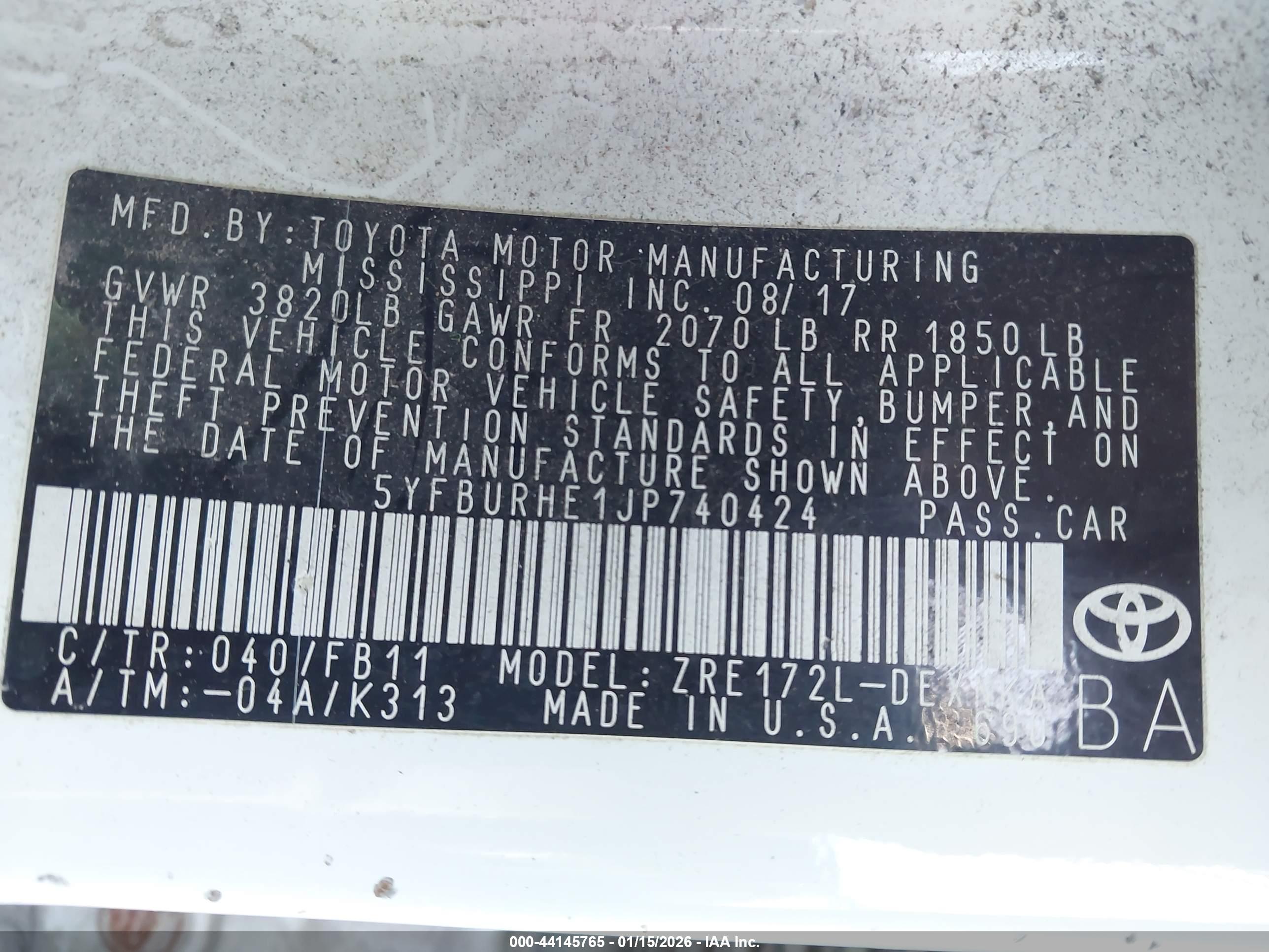 TOYOTA COROLLA image 9