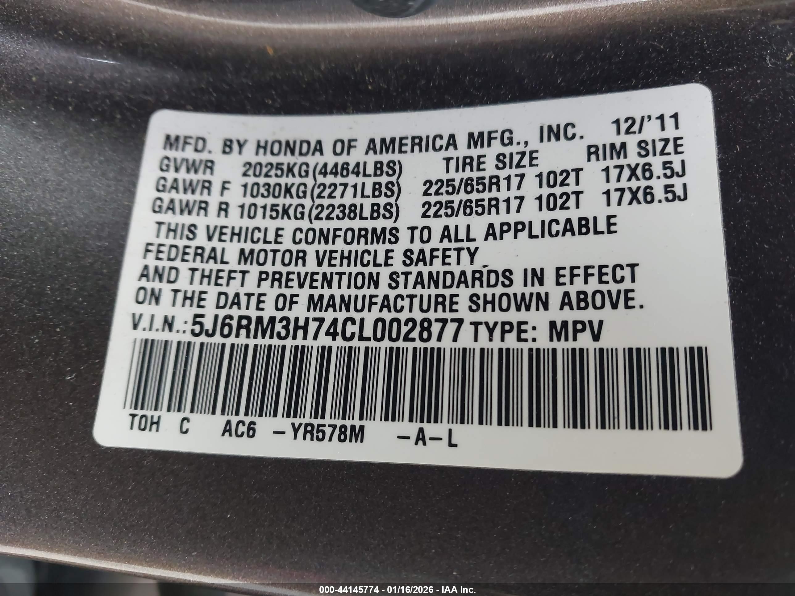 HONDA CR-V image 9