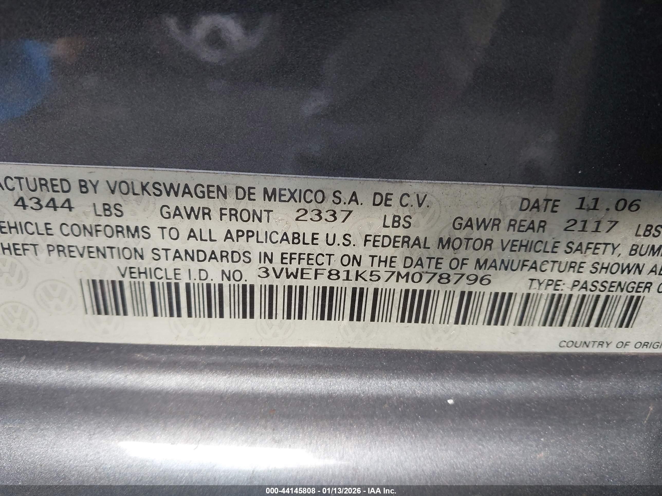 VOLKSWAGEN JETTA image 9