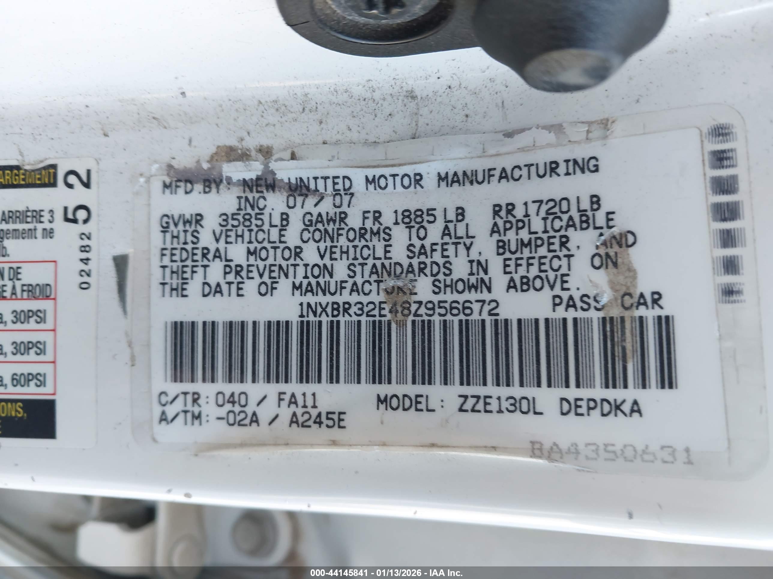 TOYOTA COROLLA image 9