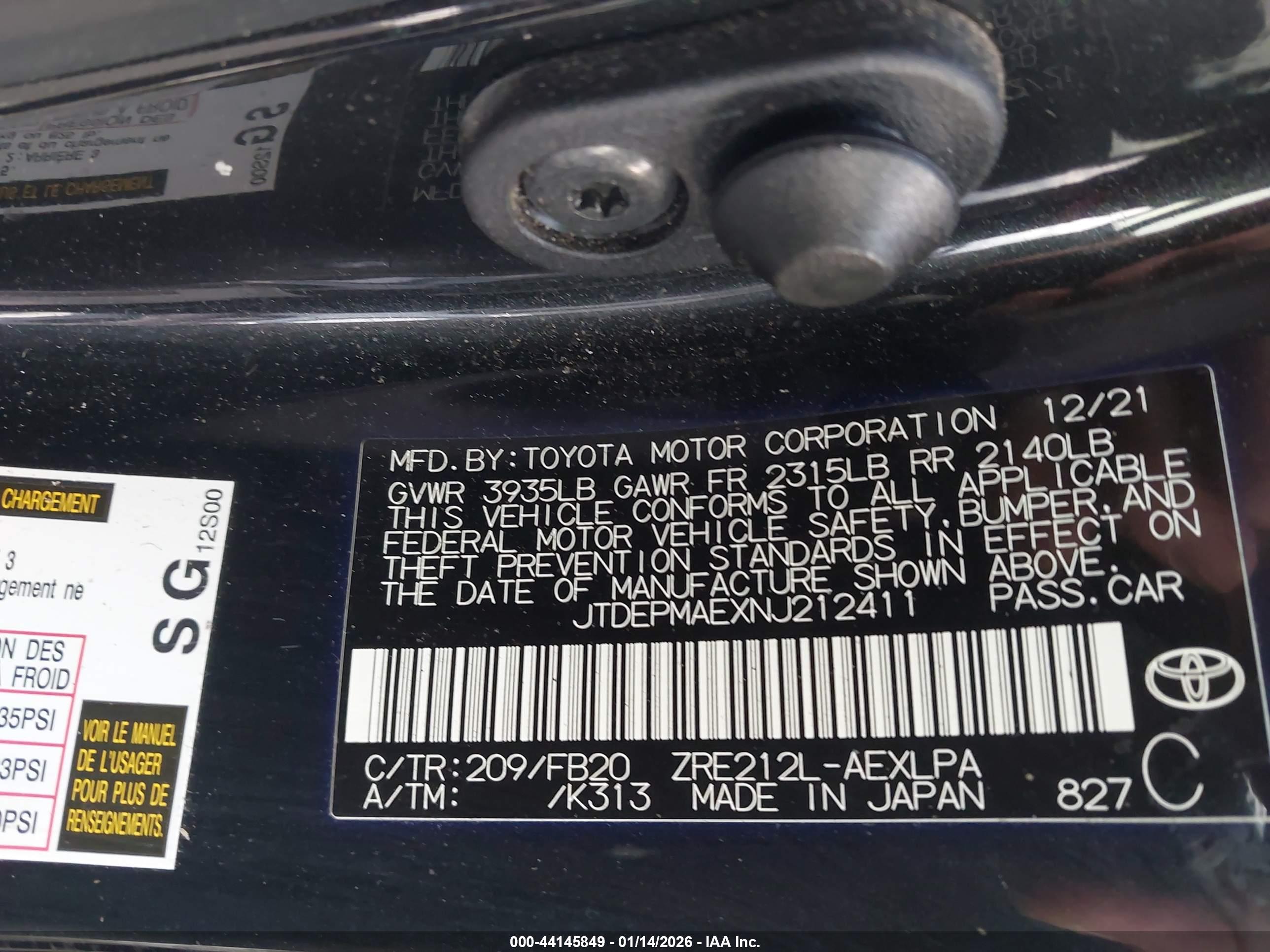 TOYOTA COROLLA image 9