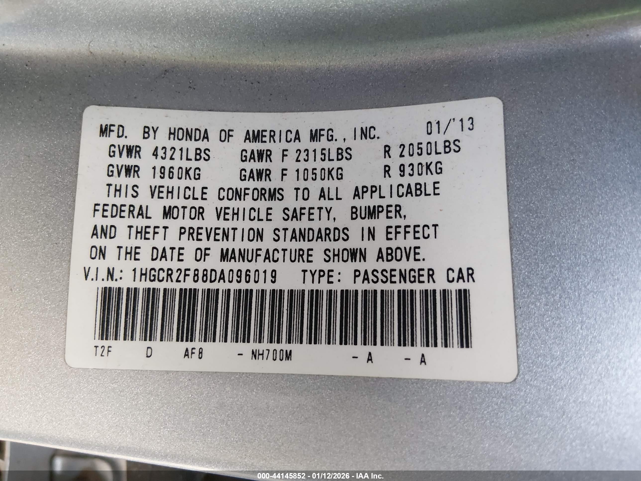 HONDA ACCORD image 9