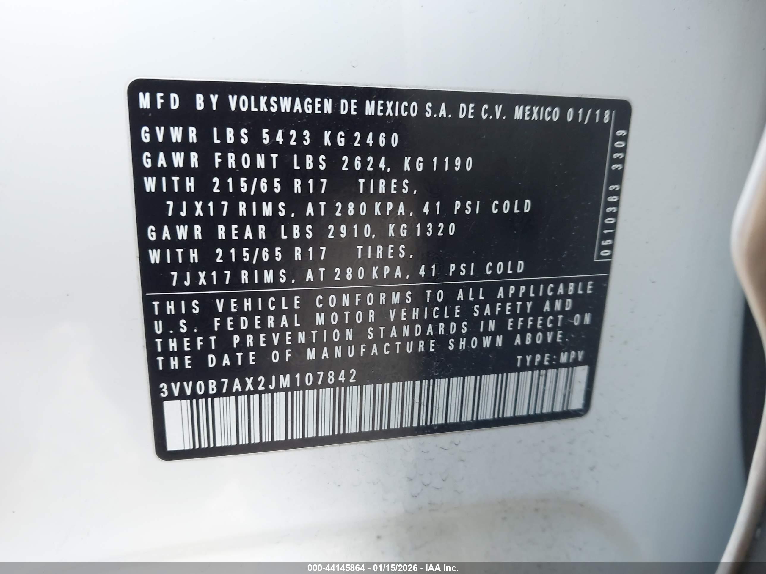 VOLKSWAGEN TIGUAN image 9