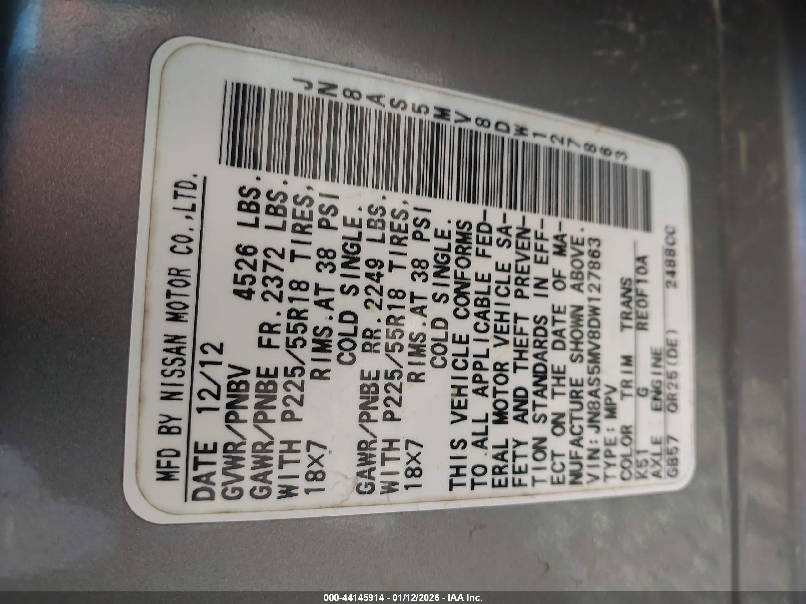 NISSAN ROGUE image 9