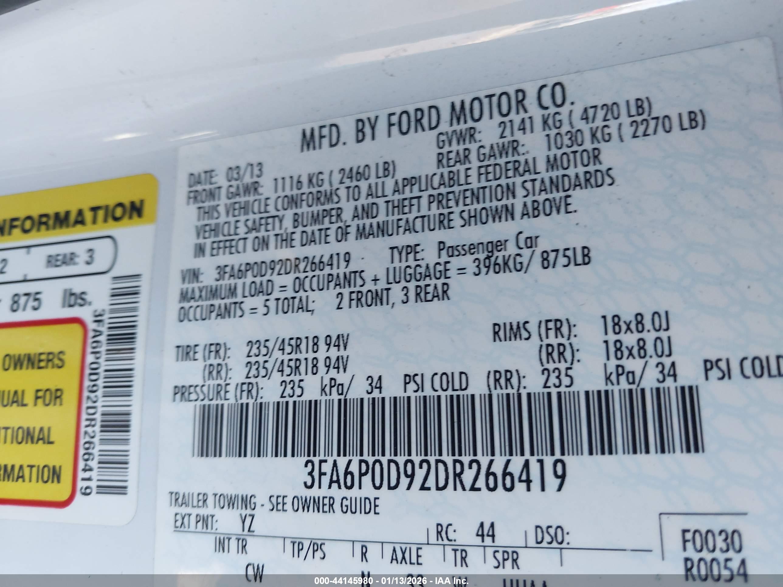 FORD FUSION image 9