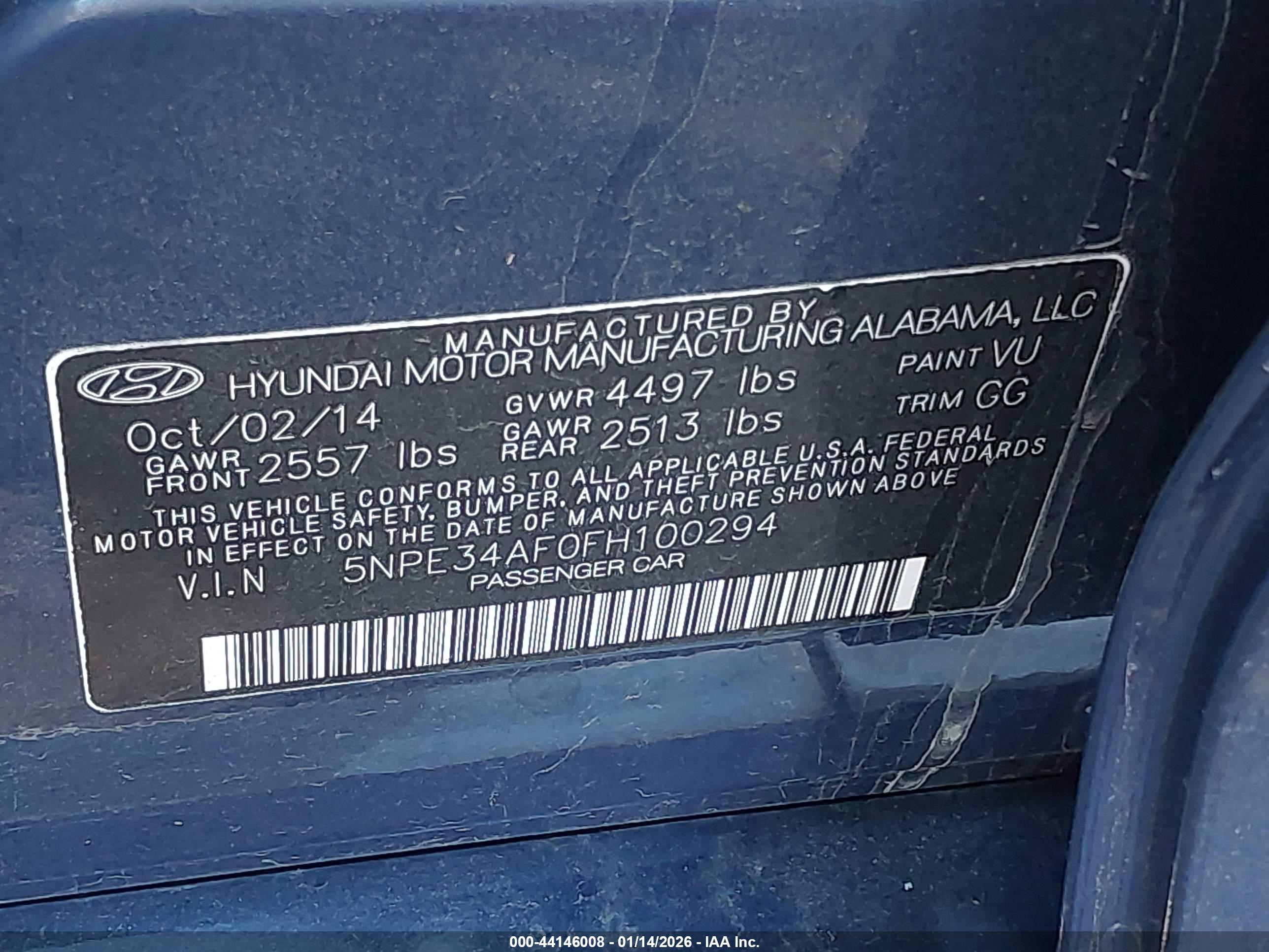 HYUNDAI SONATA image 9